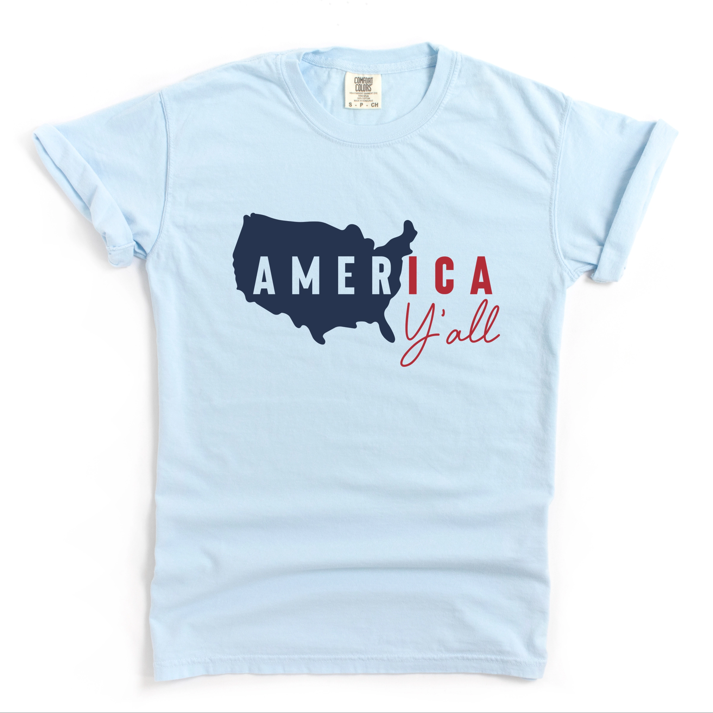 Simply Sage Market - America Ya'll Women's Garment Dyed Graphic T-Shirt