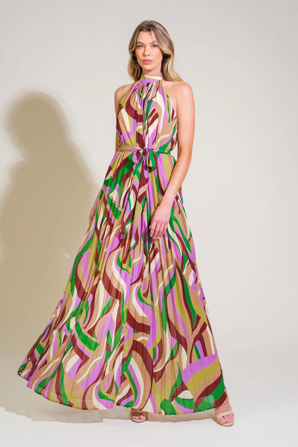 TRUEDAMES Women As Time Goes By Woven Maxi Dress