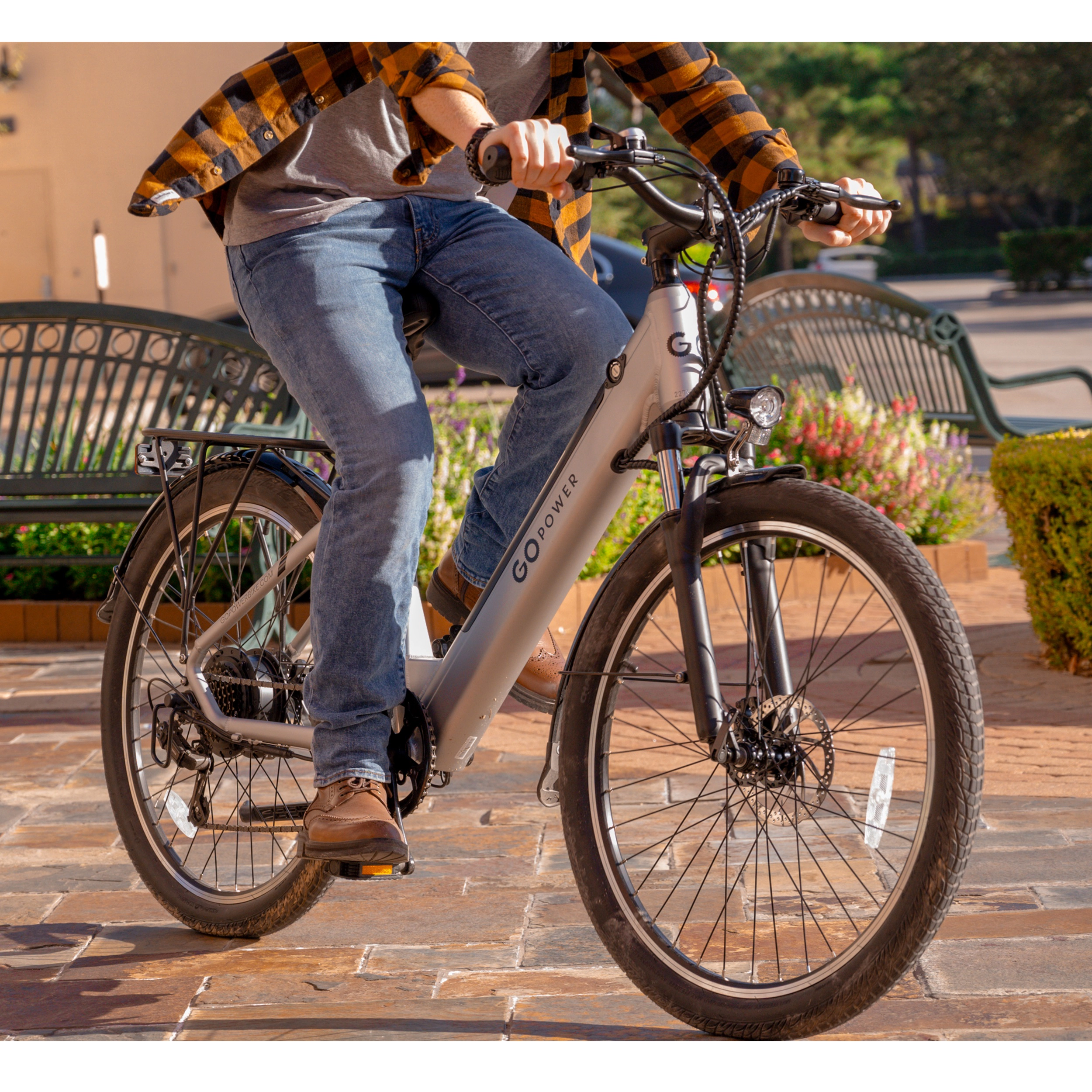 GoPowerBike GoVelo Ebike with 20 mph Max Speed & 500W Motor