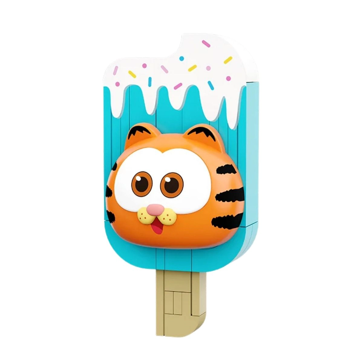 Pantasy The Garfield Movie Popsicle #86817 Building Block Set - 47-Piece Fridge Magnet Series