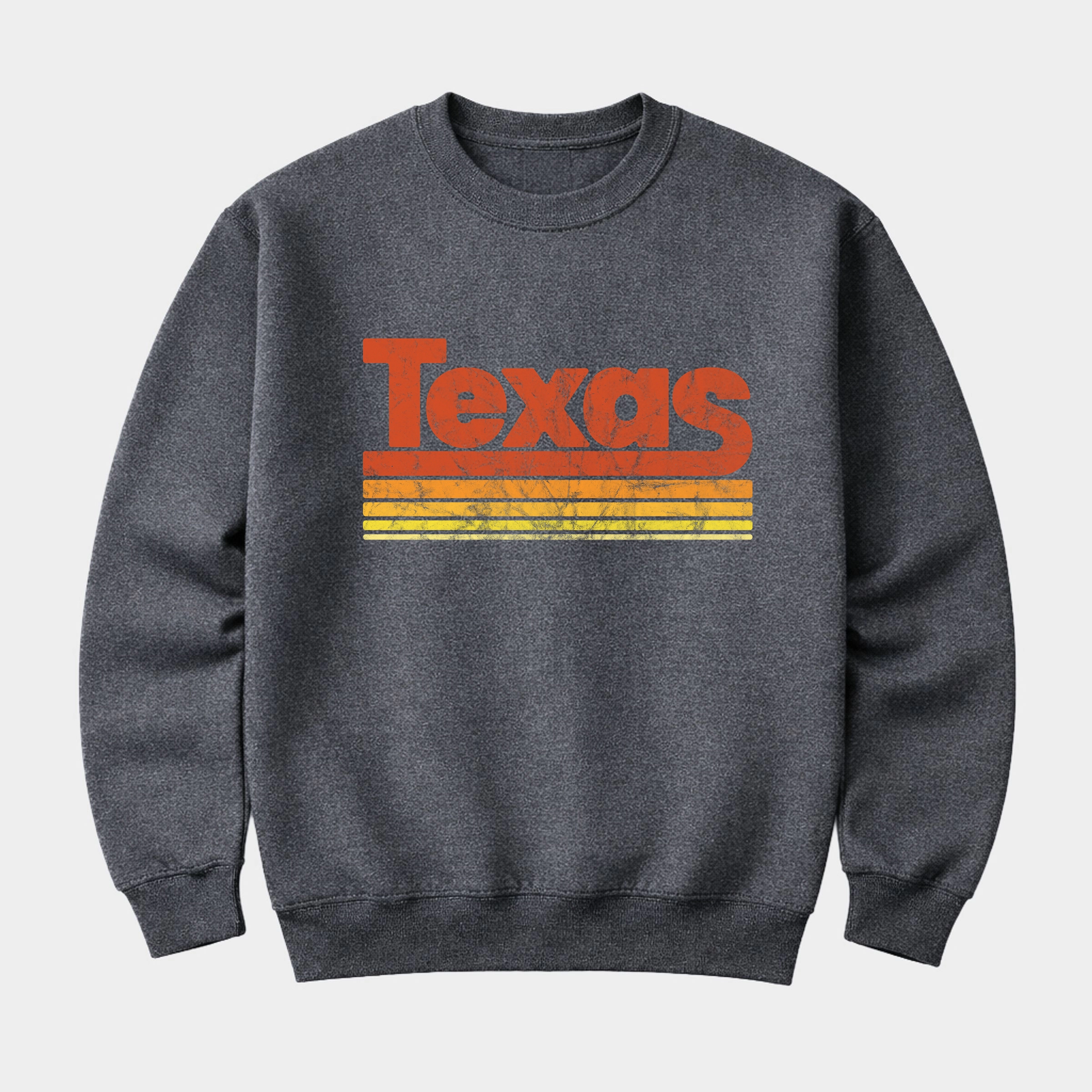 Simply Sage Market - Men's Graphic Sweatshirt Texas Retro Stripes