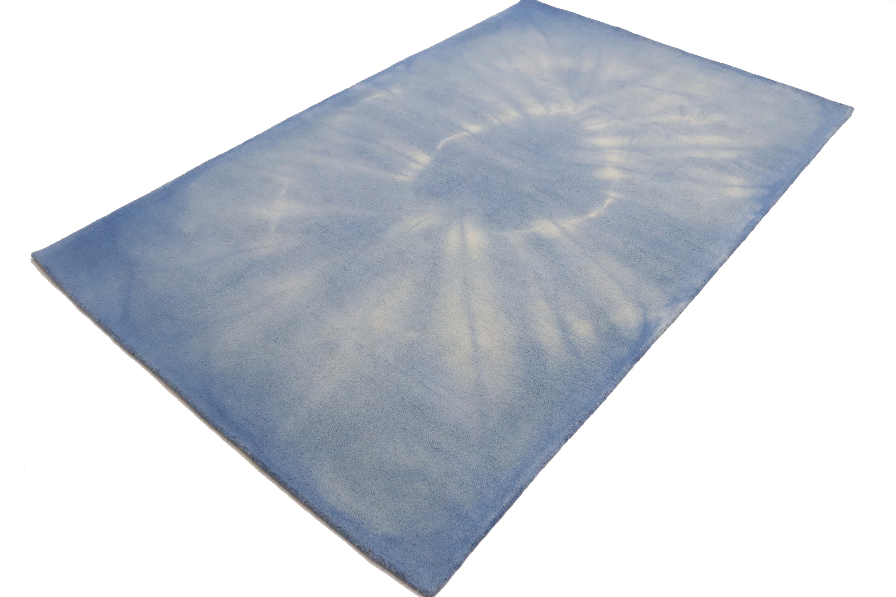 Magic Rugs 5'0 X 8'0 Hand-Tufted Tie-Dye Modern Wool Rug