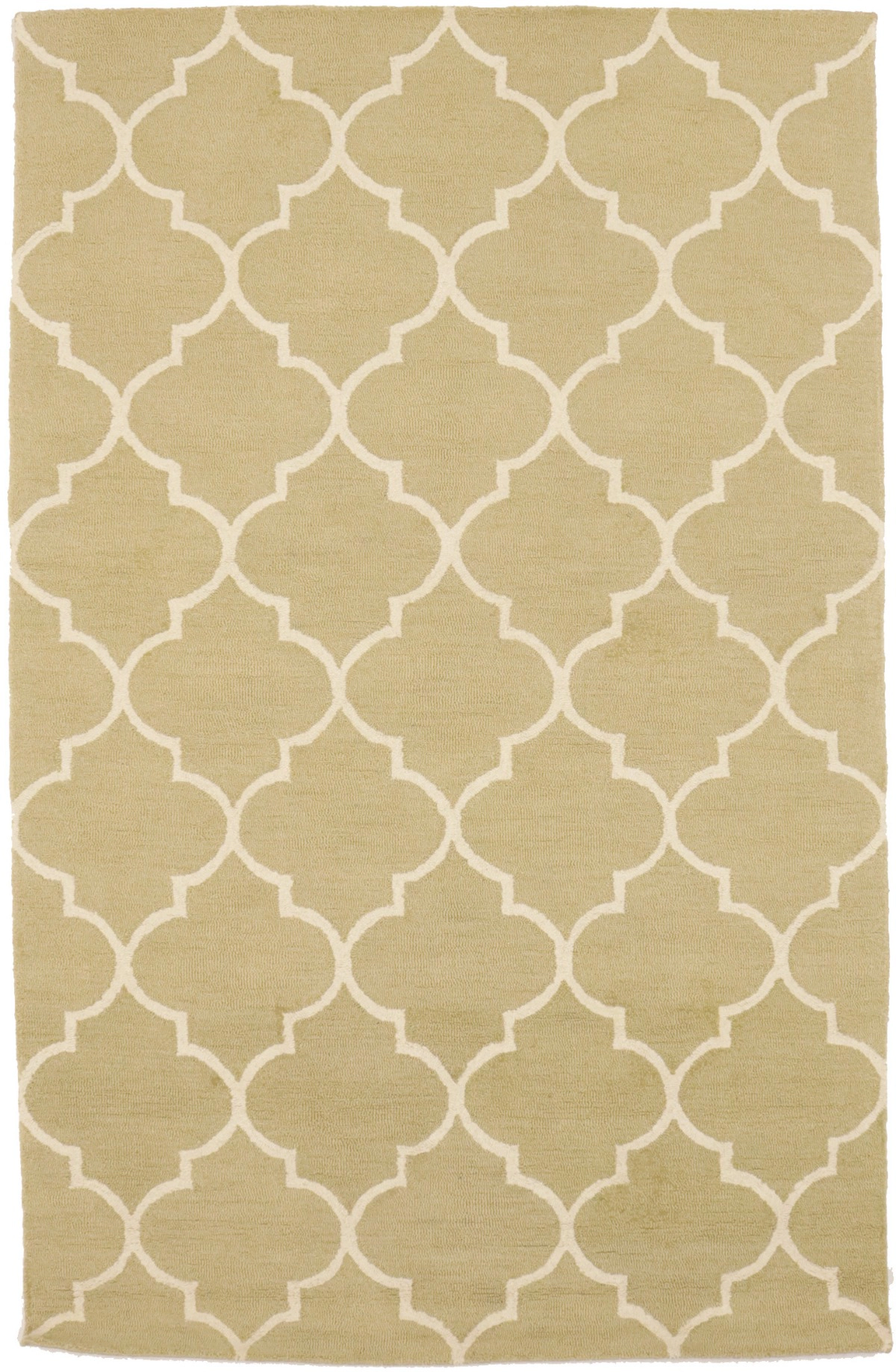Magic Rugs 5'0 X 8'0 Hand-Tufted contemporary Trellis Wool Rug