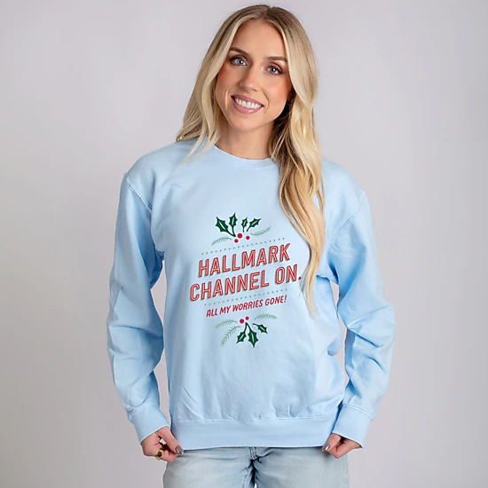 Simply Sage Market - Women's Lightweight Garment Dyed Sweatshirt ...