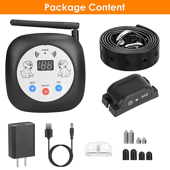 GBruno GPS Wireless Dog Fence System With Collar