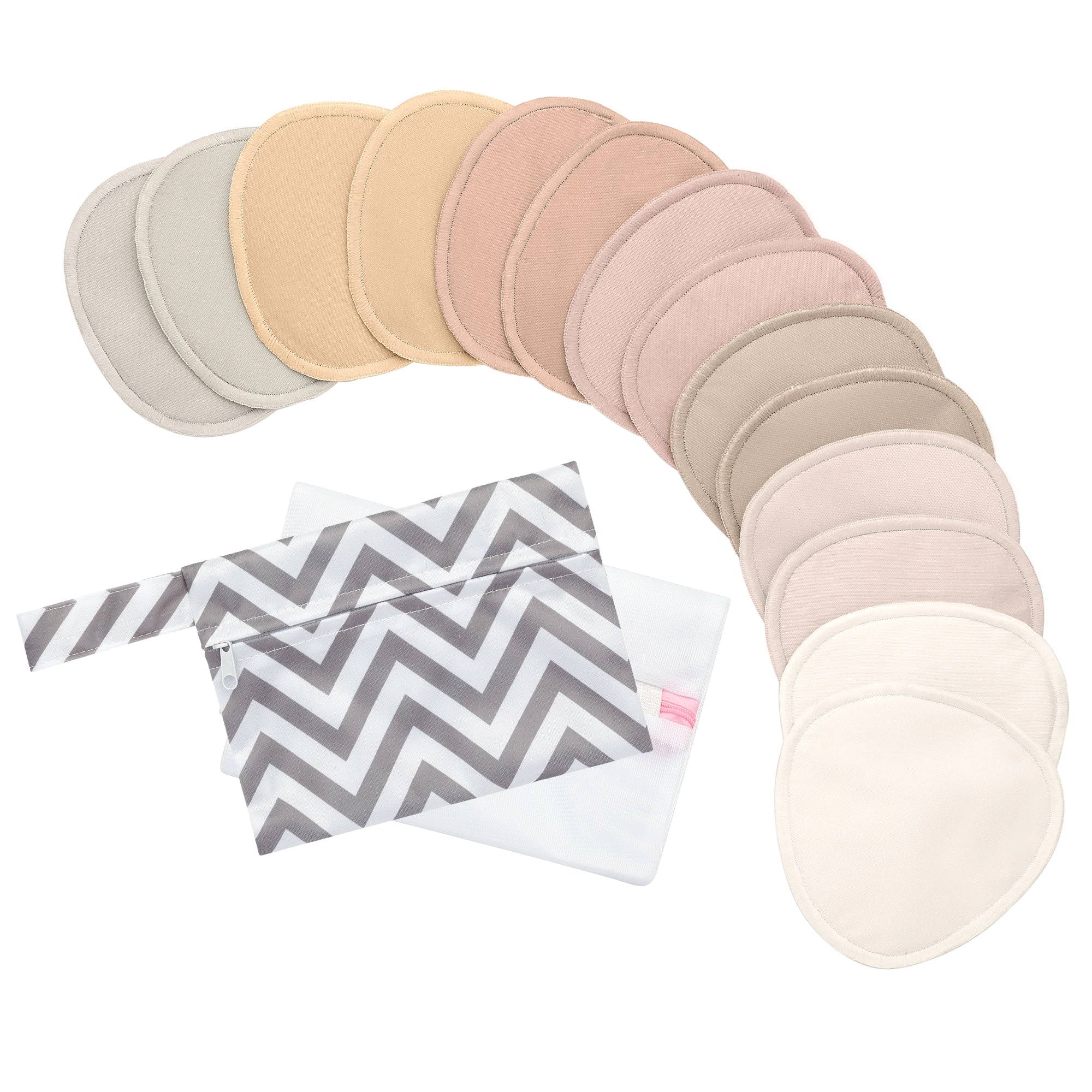 KeaBabies Contour Nursing Pads (Neutrals)