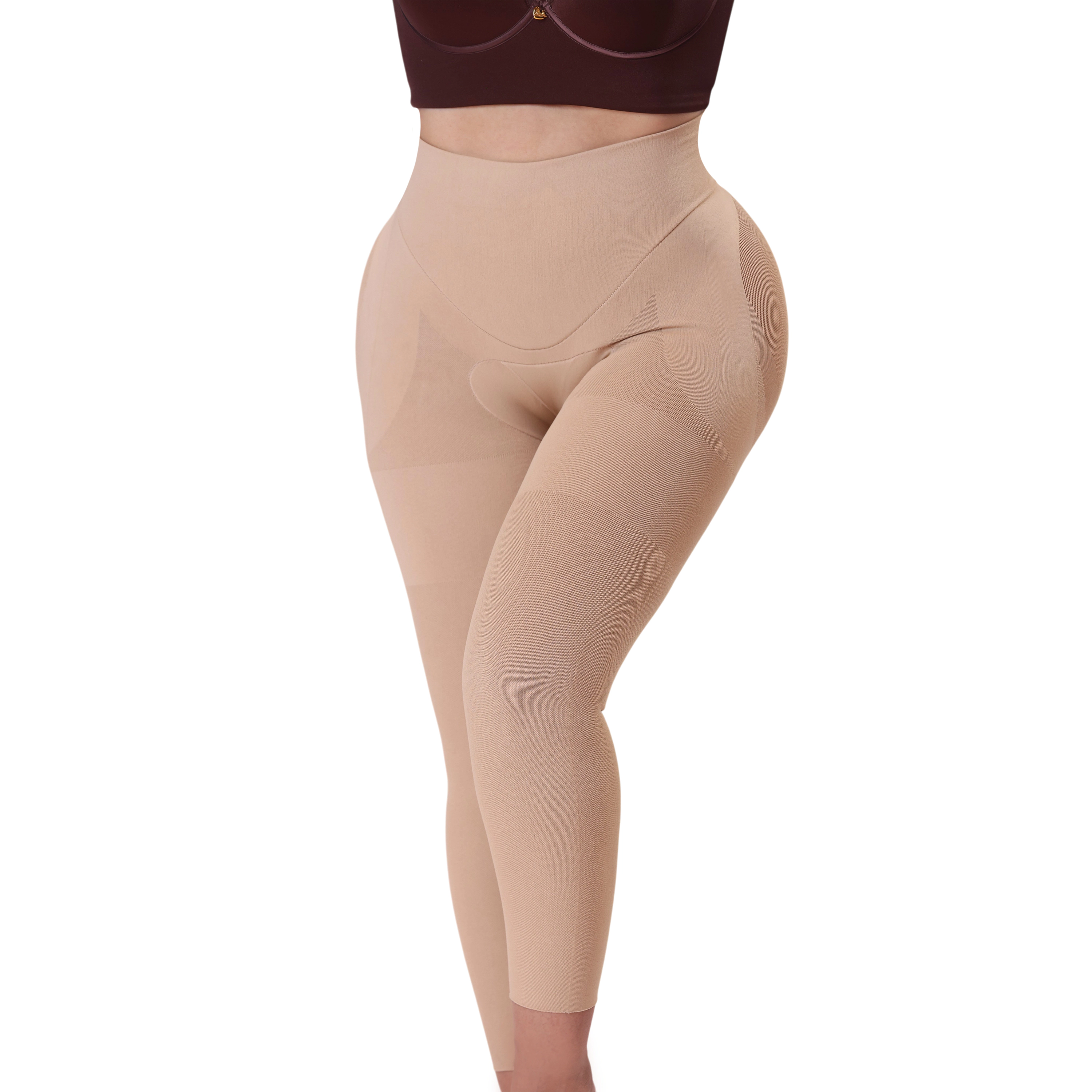 YAHAIRA Women's Happy Shapewear No.7 Capri Low Waist Double Tummy Layer
