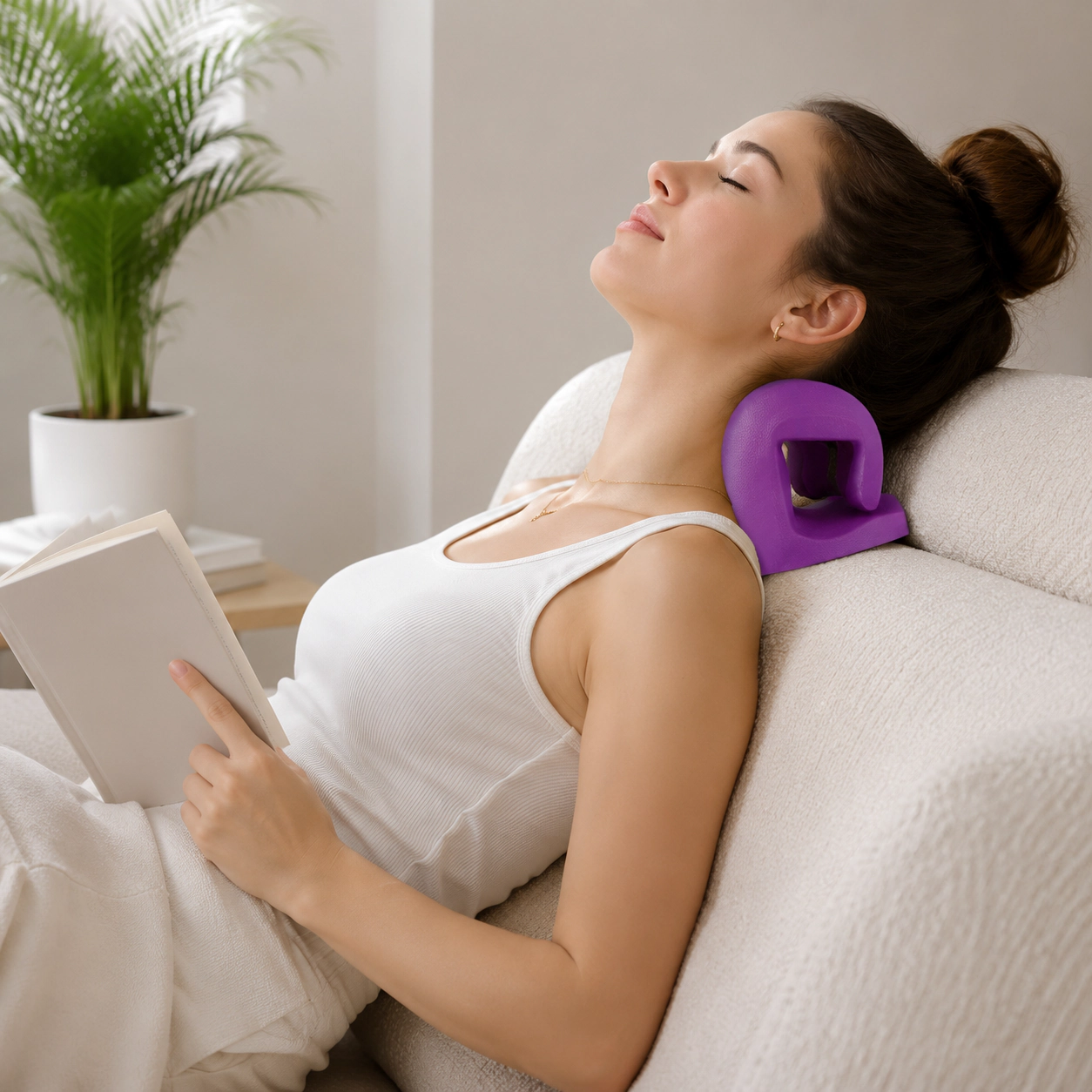 Pursonic Unisex Posture Support Back & Neck Stretching Relief Therapy Bundle