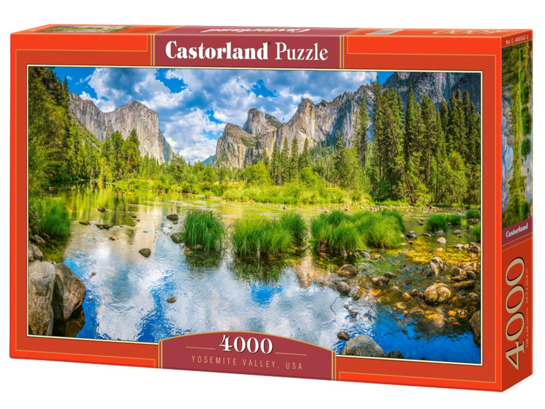 CASTORLAND 4000 Piece Jigsaw Puzzles, Yosemite Valley, USA , Landscape puzzle, National Park, C-400362-2