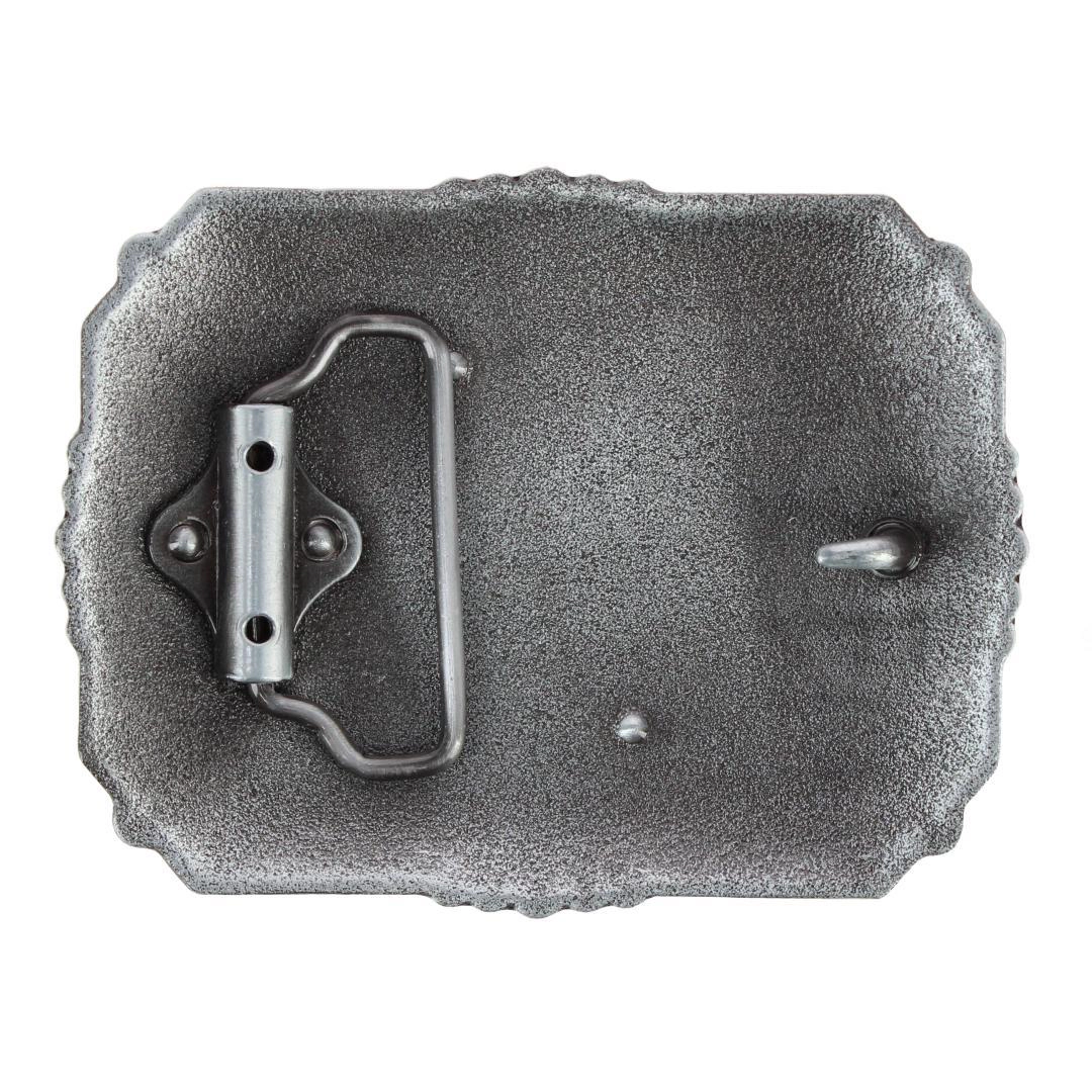 CTM Men's Praying Cowboy and Cross Belt Buckle