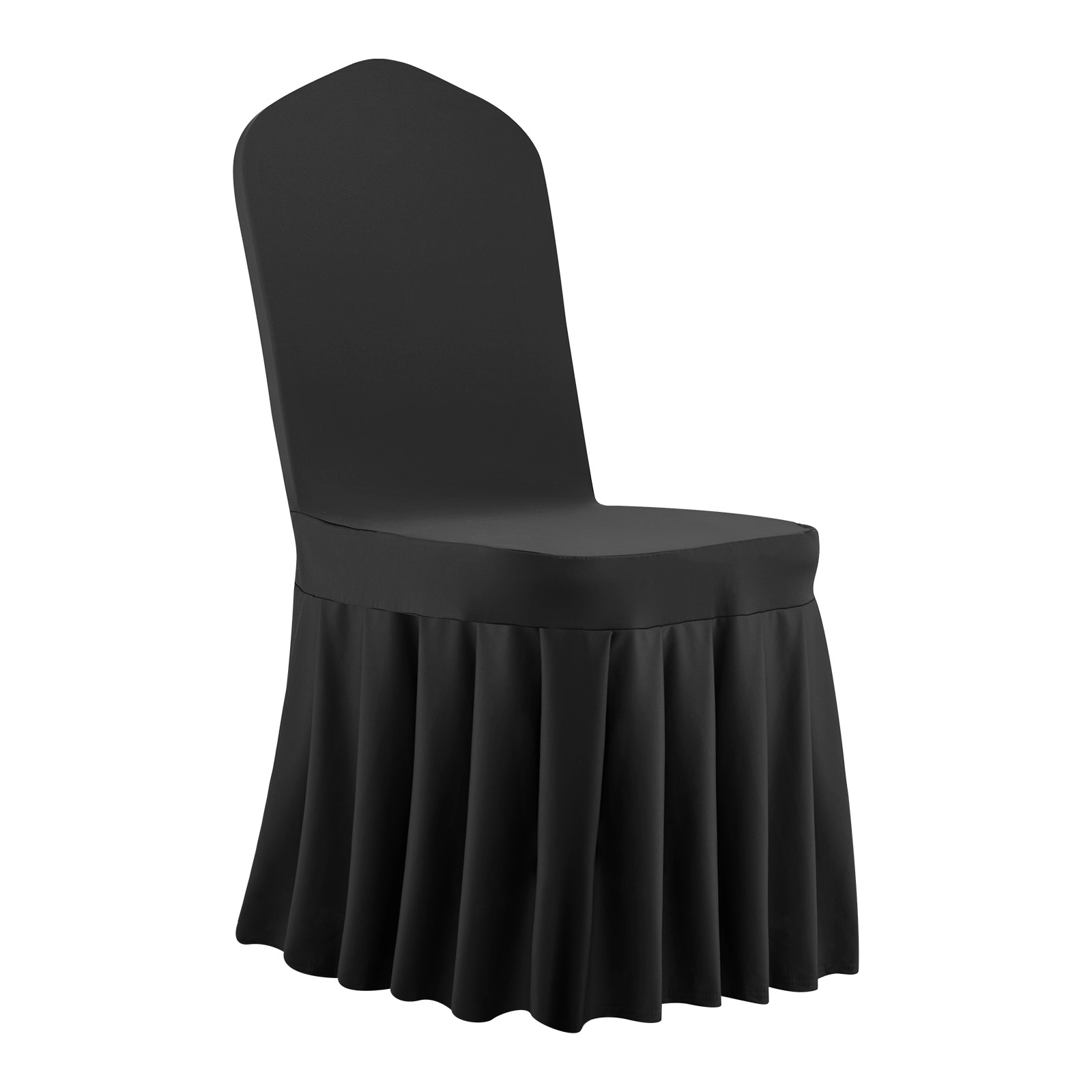 HONGGE Chair Covers Polyester Spandex Cover Stretch Slipcovers for Wedding Party Dining Banquet Flat-Front