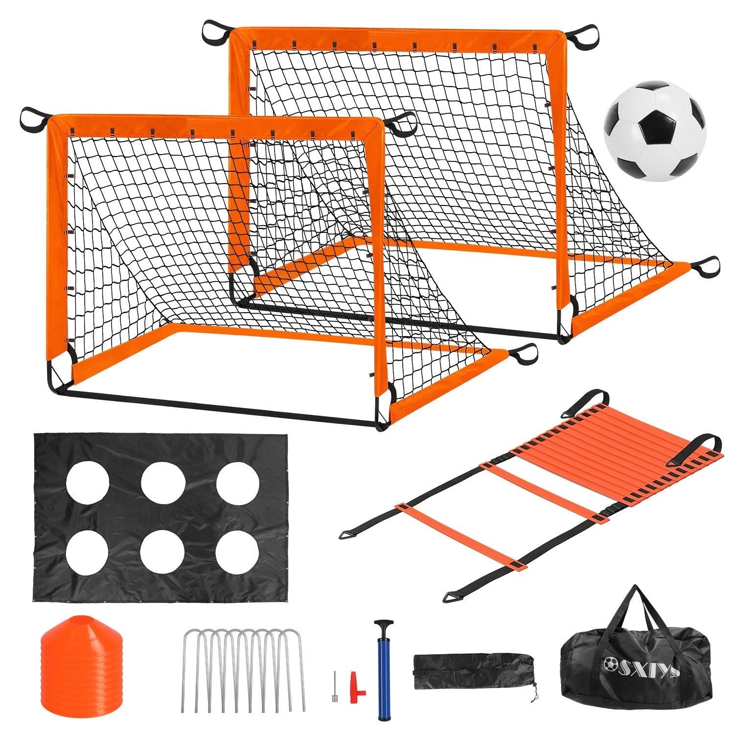 GBruno Soccer Goals Training Set With Agility Ladder