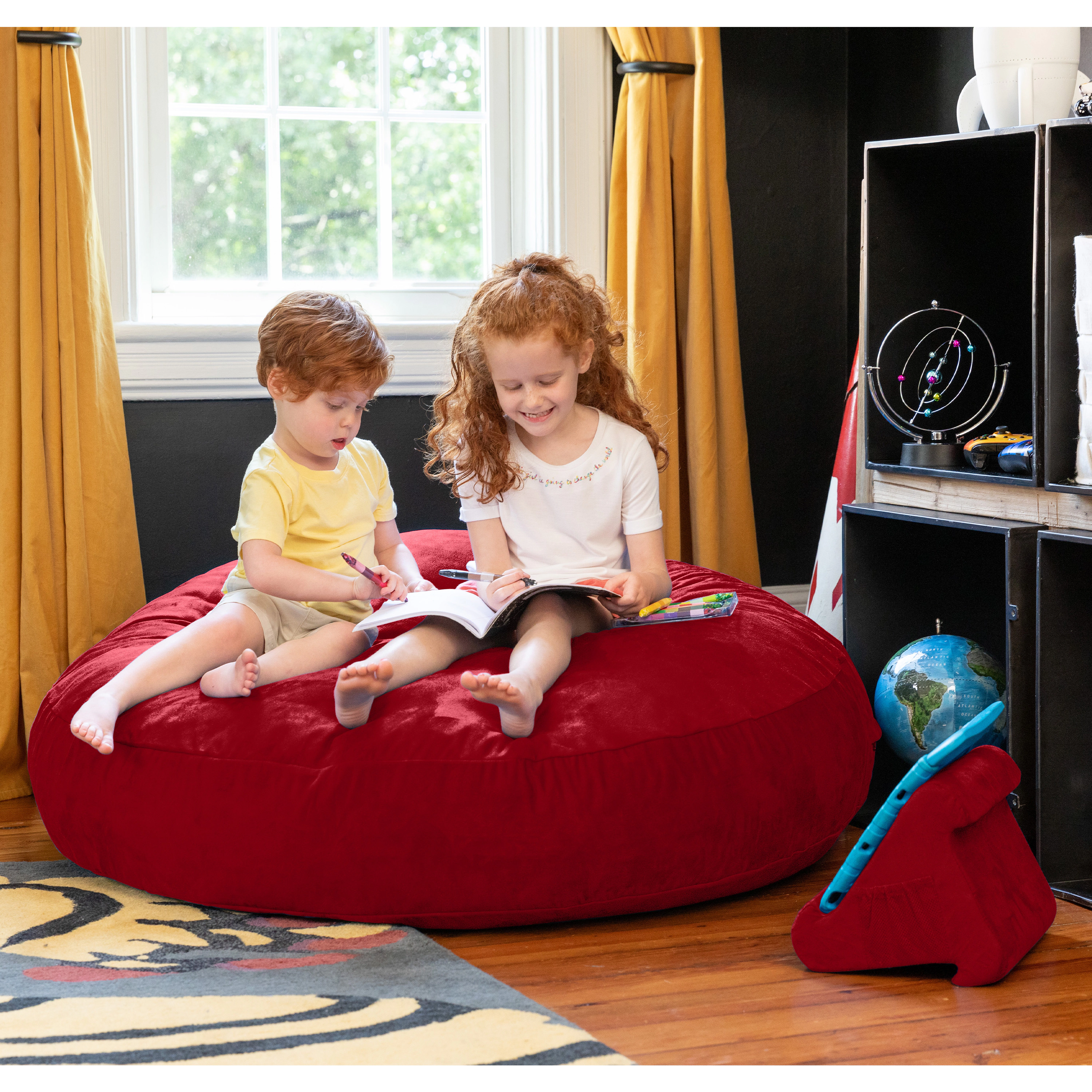 Jaxx Cocoon 4 Foot Bean Bag Chair and Crash Pad