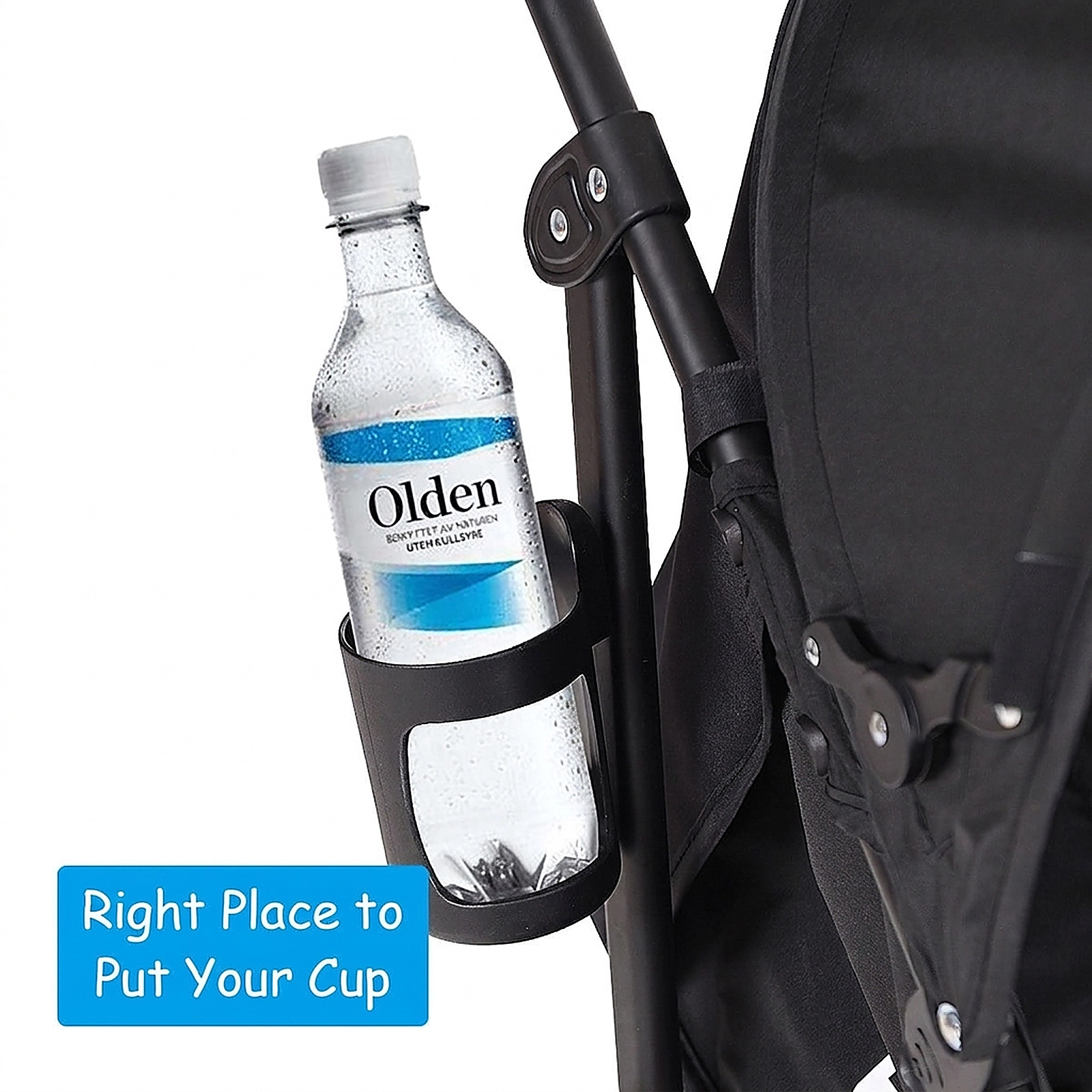 SUGIFT Baby Black Folding Umbrella Stroller with Storage Basket 26-in W 20-in D 43.5-in H 33-lb Seat Capacity