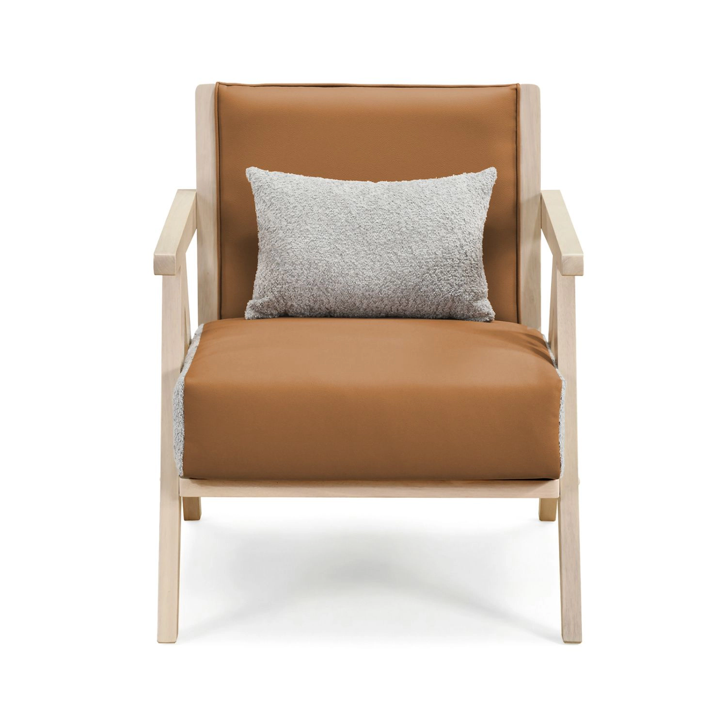 SlickBlue Unisex Upholstered Reading Chair, Chenille Accent Armchair