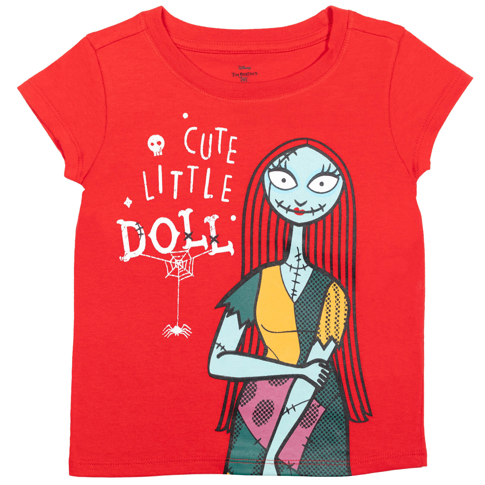 Disney Nightmare Before Christmas Girls' 3-Pack Short Sleeve T-Shirts