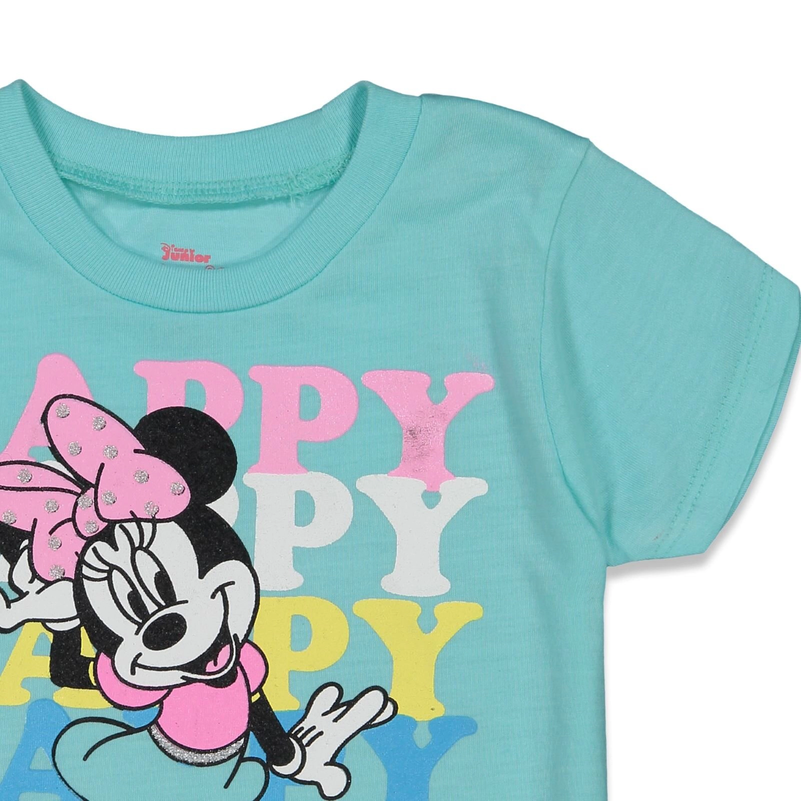 Disney Minnie Mouse Girls' 2-Piece T-Shirt and Leggings Set
