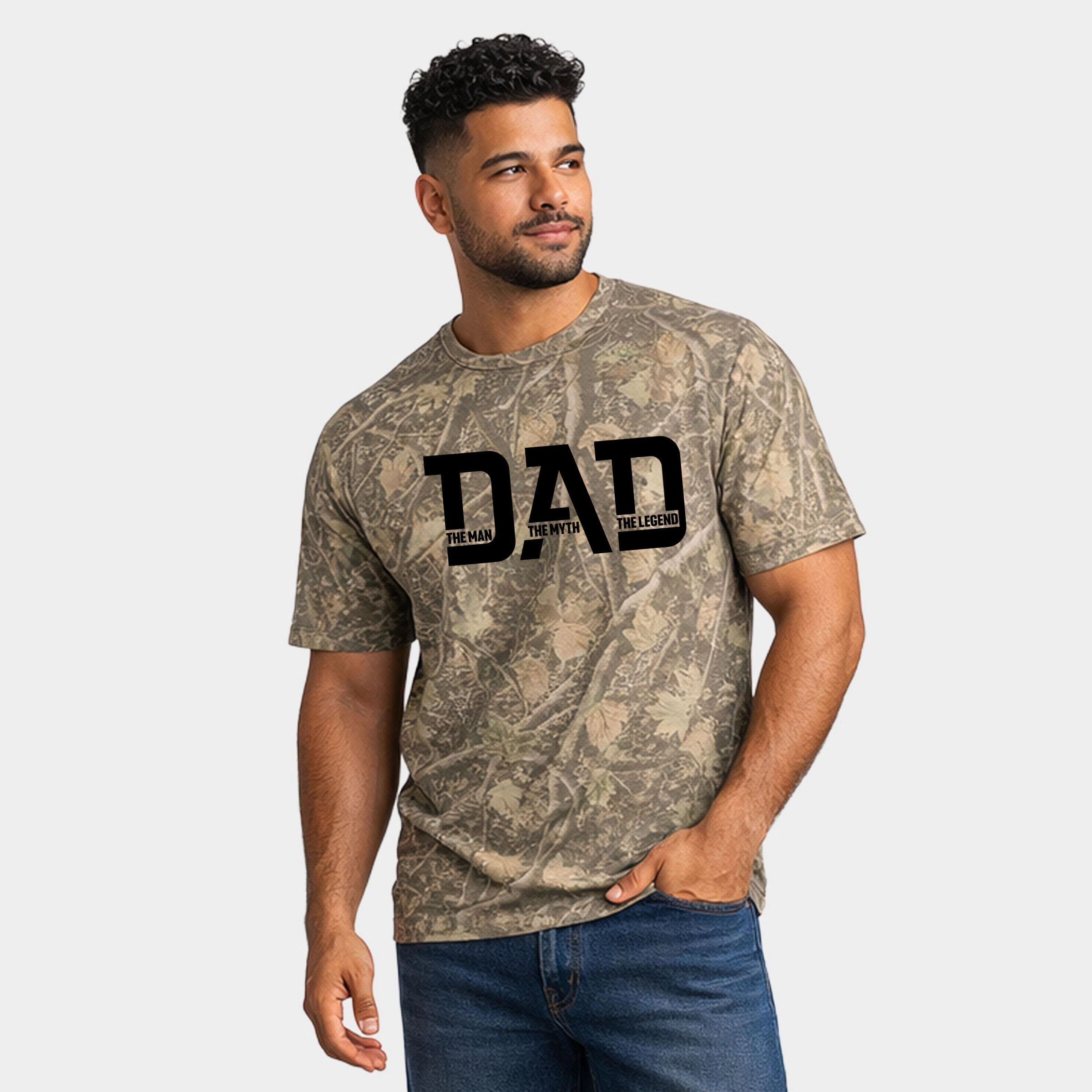 Simply Sage Market - Dad The Legend - Men's Heavyweight Crew