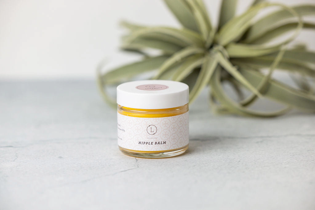 Natural Breastfeeding Nipple Balm - Vegan Nipple Salve 2 oz