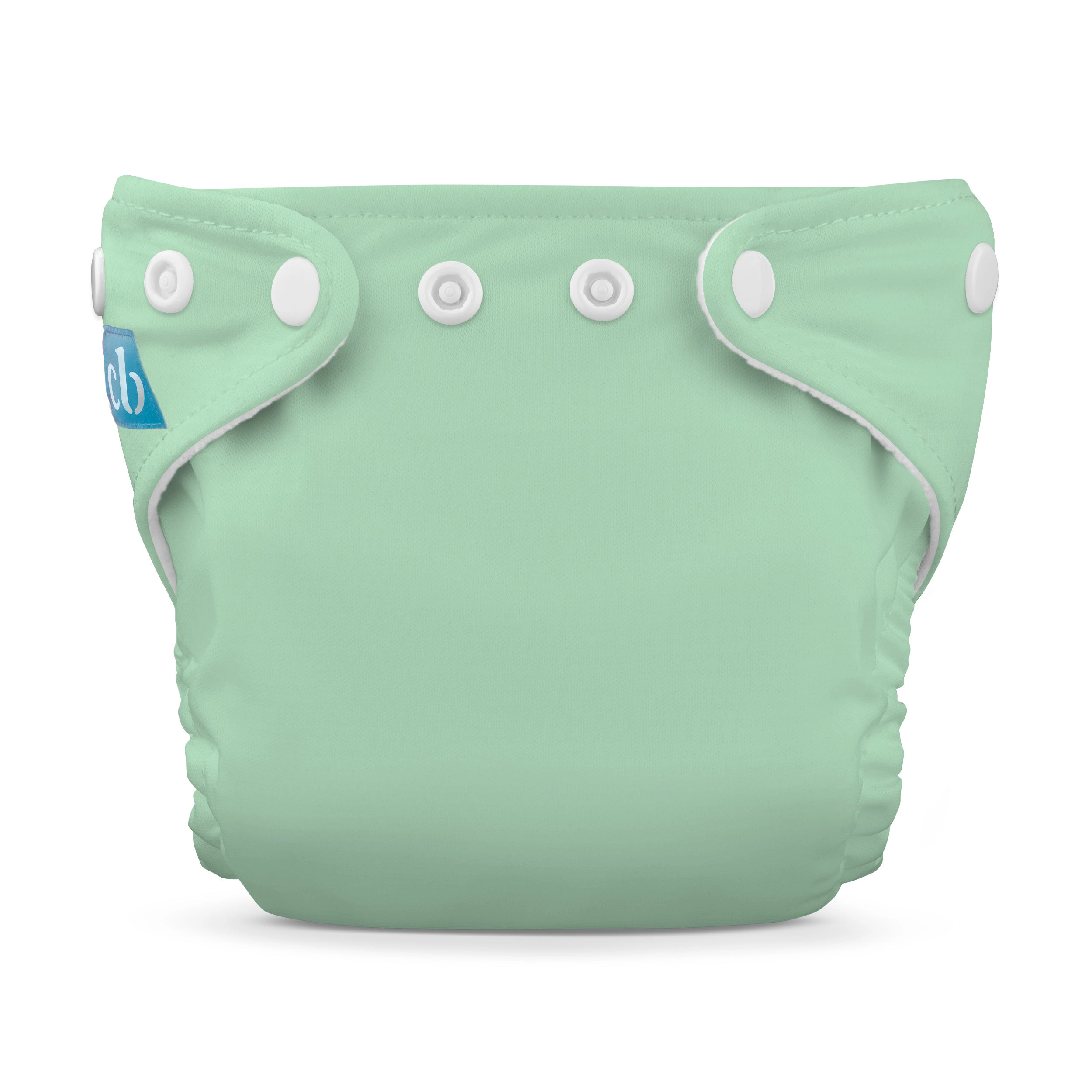 Charlie Banana Newborn Reusable Cloth Diaper - Sage, Pack of 1