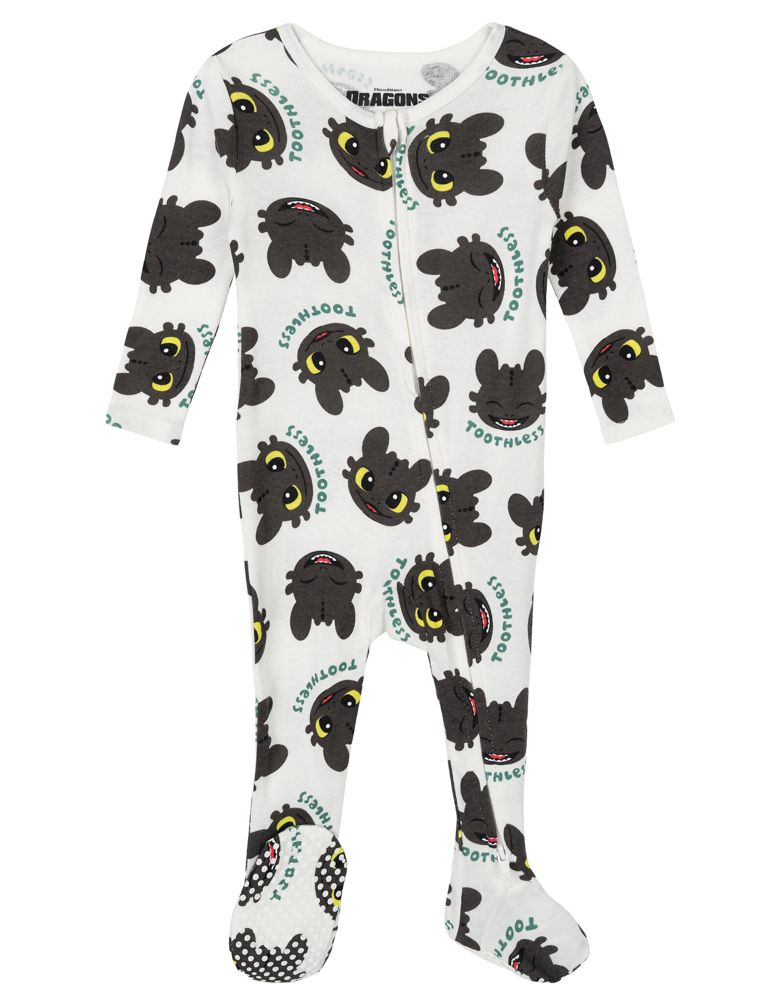 DreamWorks How to Train Your Dragon Toothless Baby Boys' Footed Sleep N' Play 2-Pack