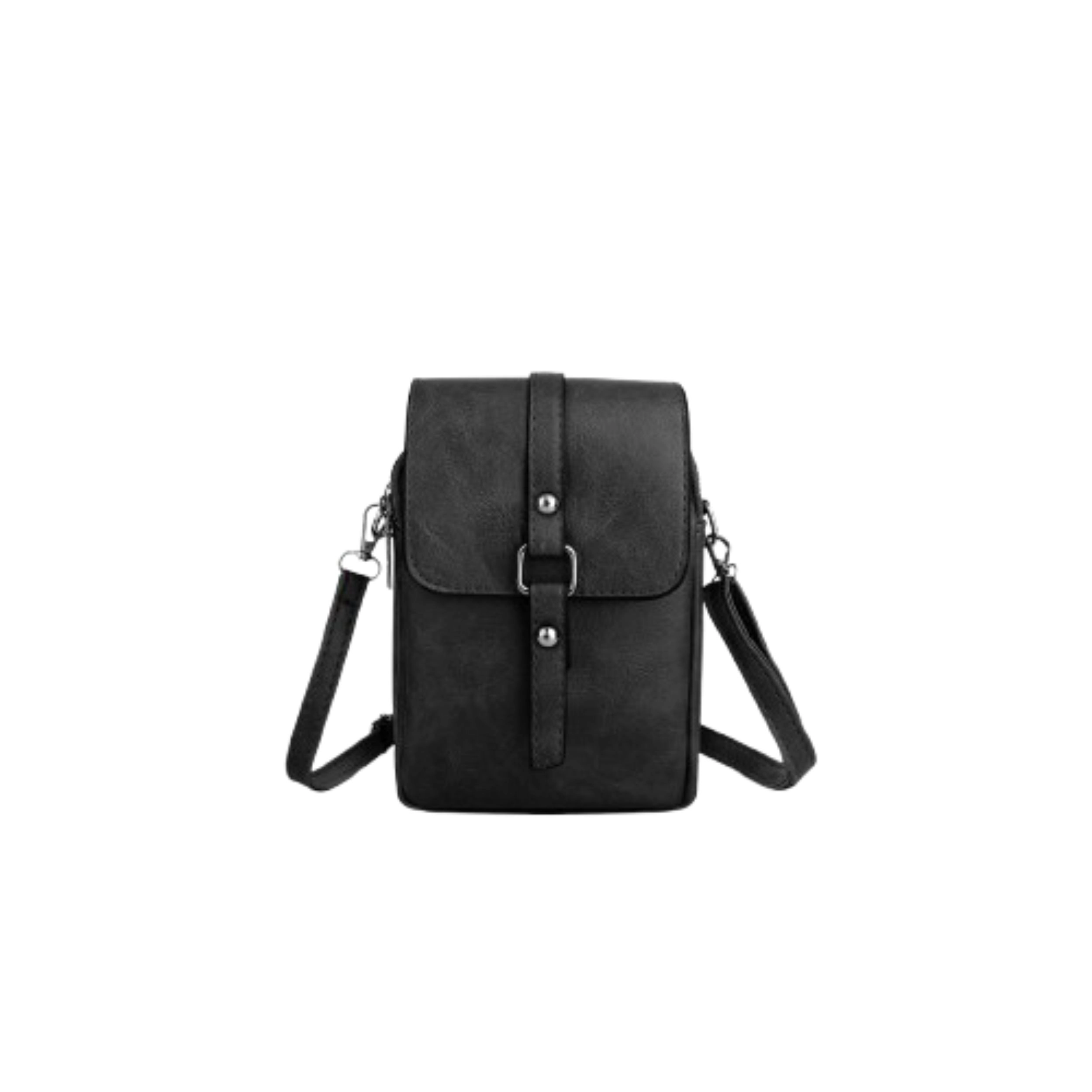 SS Design Women's Small PU Cell Phone Crossbody Purse Wallet Shoulder Bag
