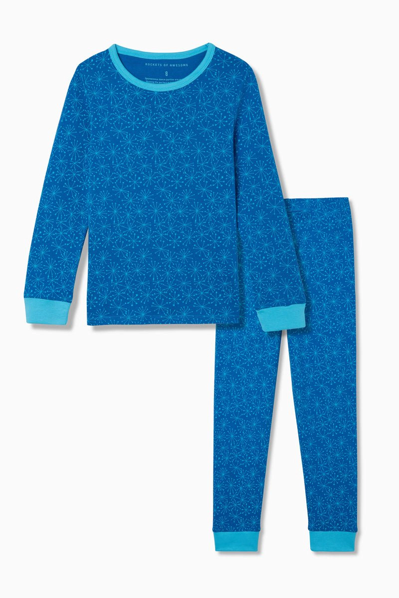 Rockets of Awesome Snowflake Fitted PJ Set for Unisex