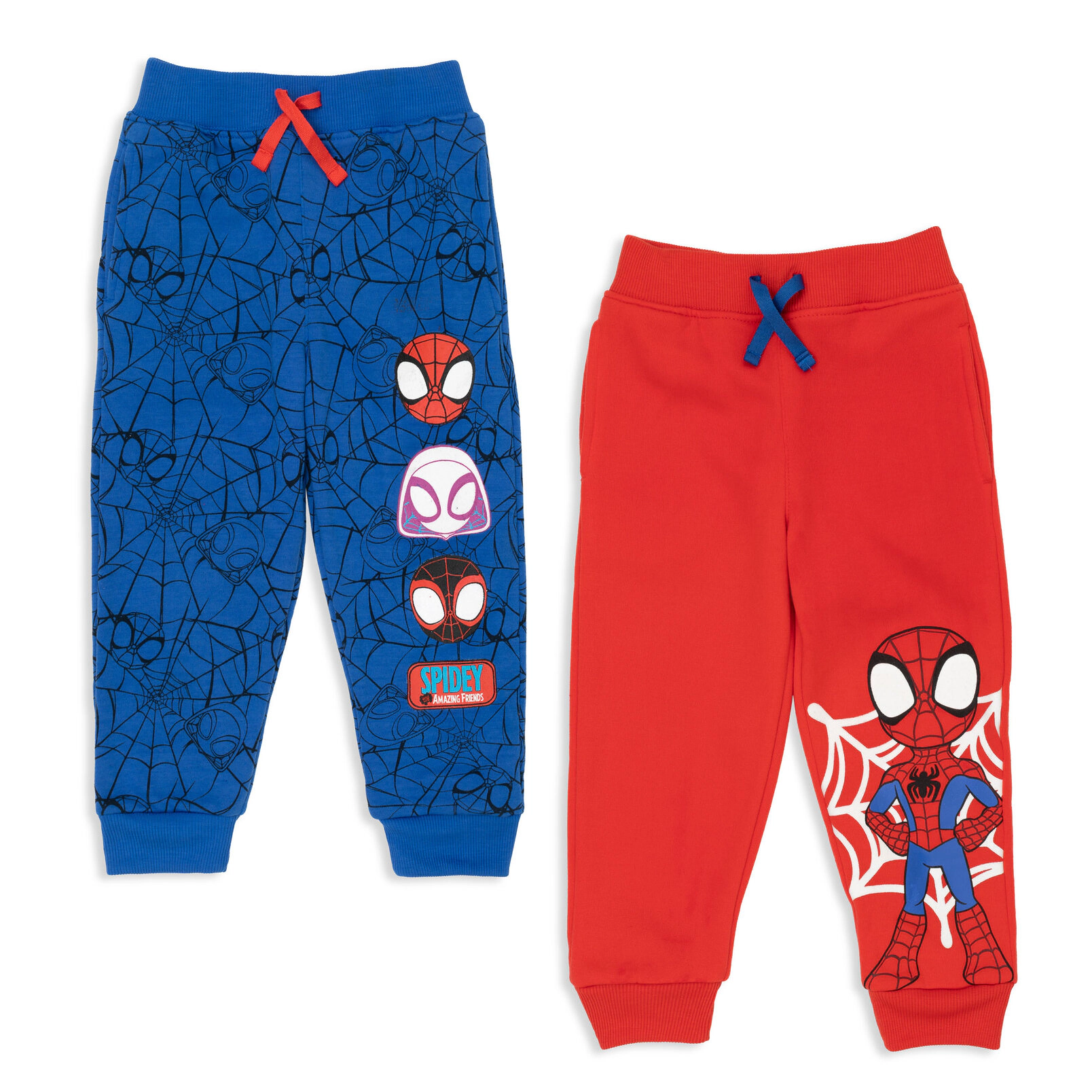 Marvel Spidey and His Amazing Friends Boys' 2-Pack Fleece Jogger Pants