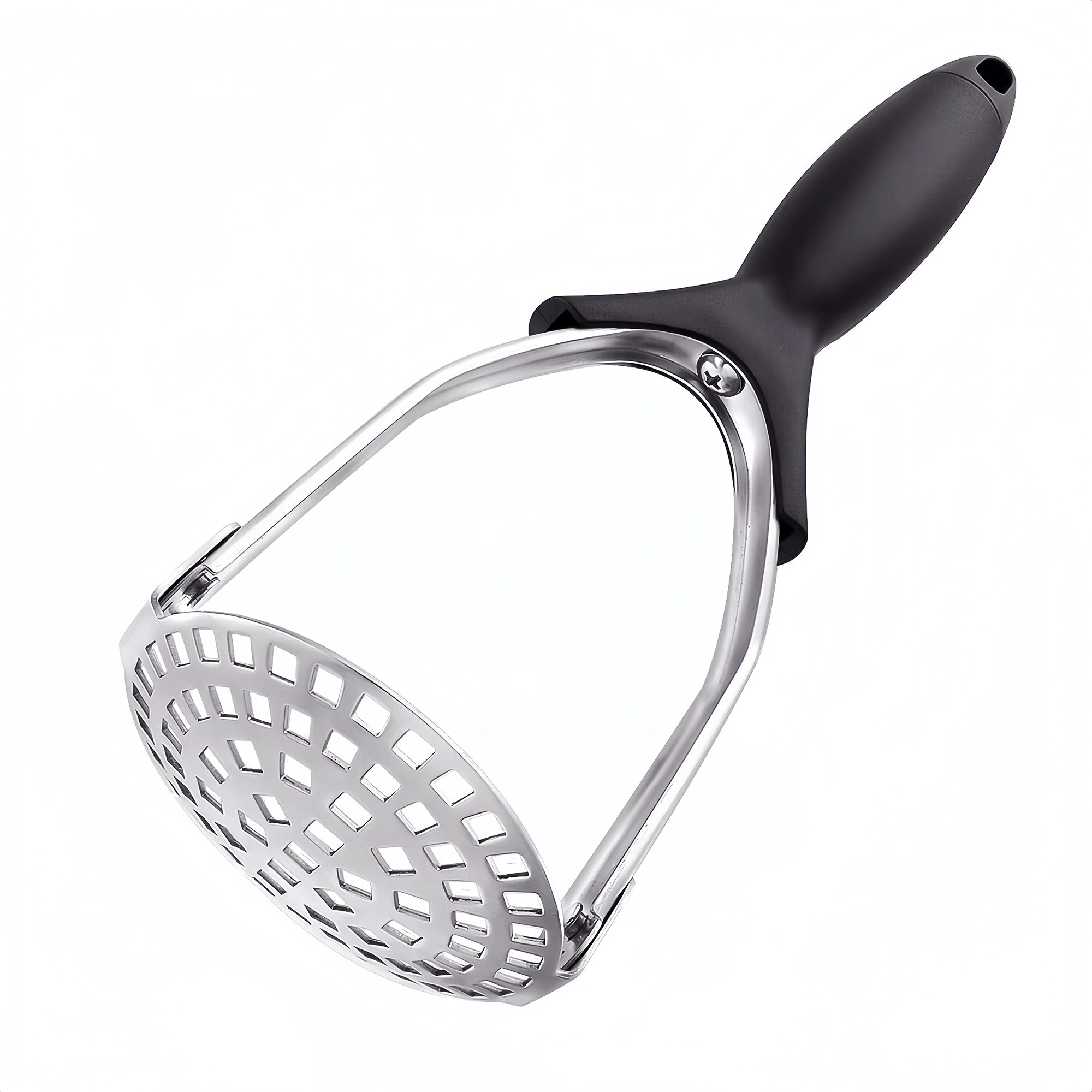 Alilang Women Stainless Steel Potato Masher with Ergonomic Handle for Mashed Potatoes and Vegetables