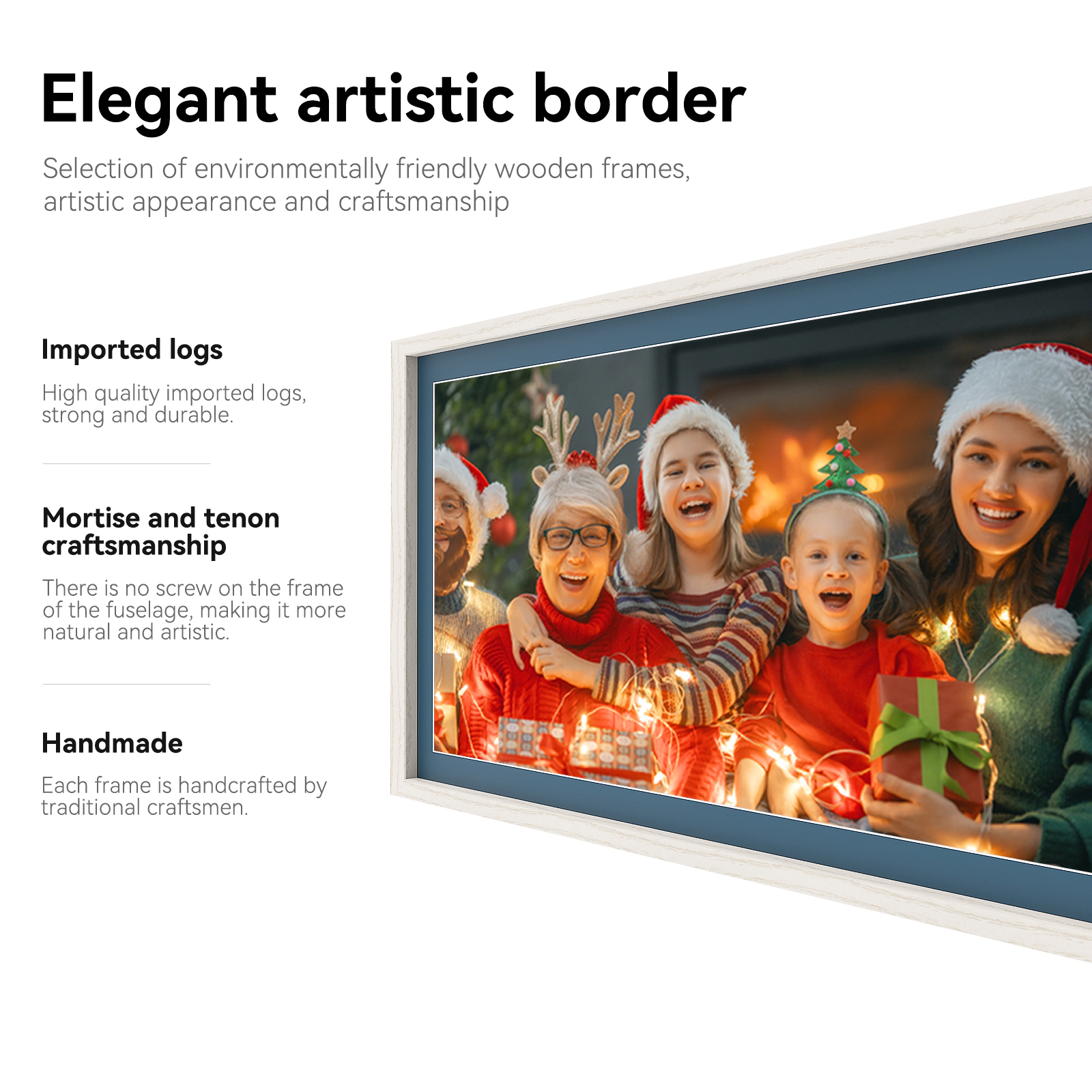 Eco4life 21.5" WiFi Wall Art Digital Frame FHD IPS AntiGlare
