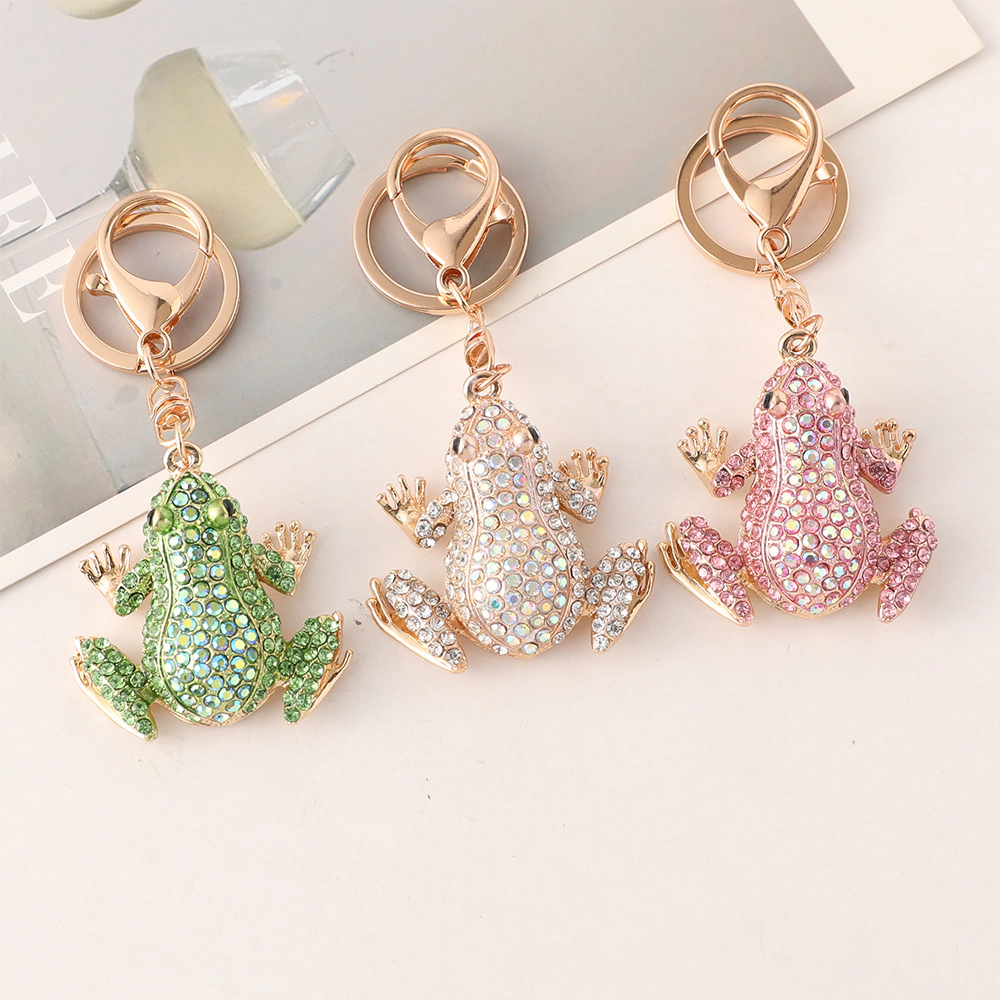 Wardrobe Whimsy Cute Anime Crystal Key Ring Decorative Car Keychains for Women