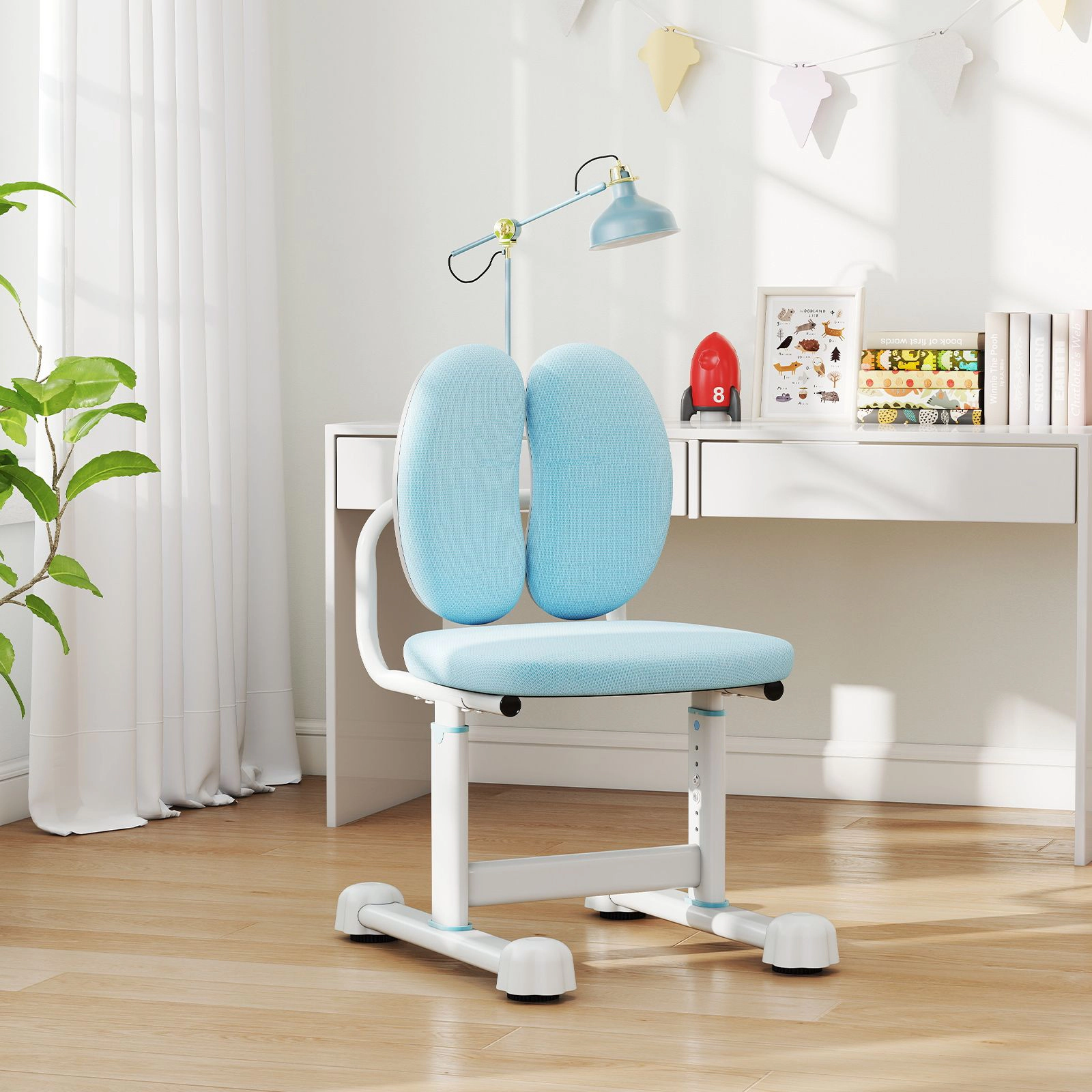 SlickBlue Adjustable Kids Desk Chair Ergonomic Study