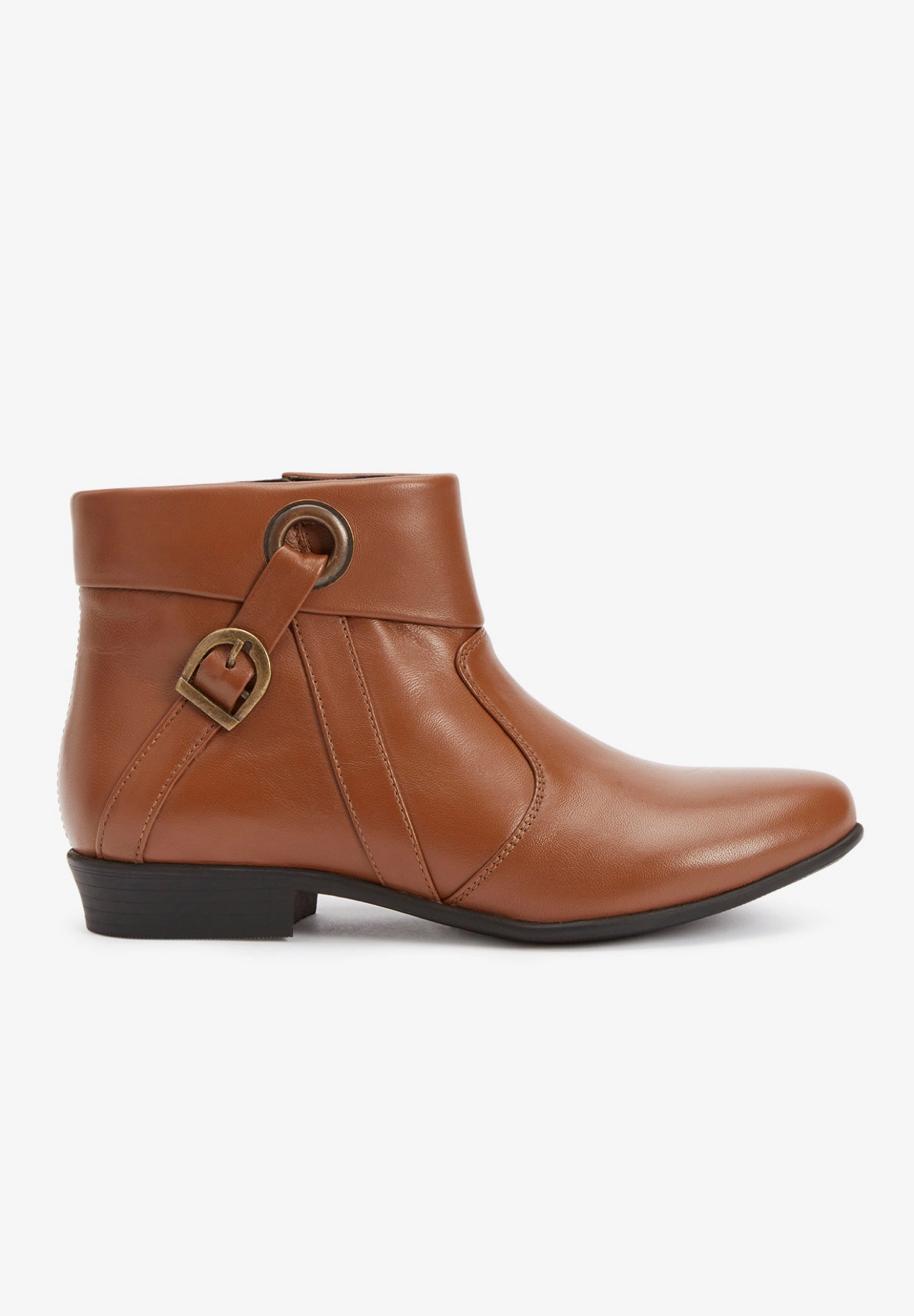 Comfortview Women's The Terri Leather Bootie