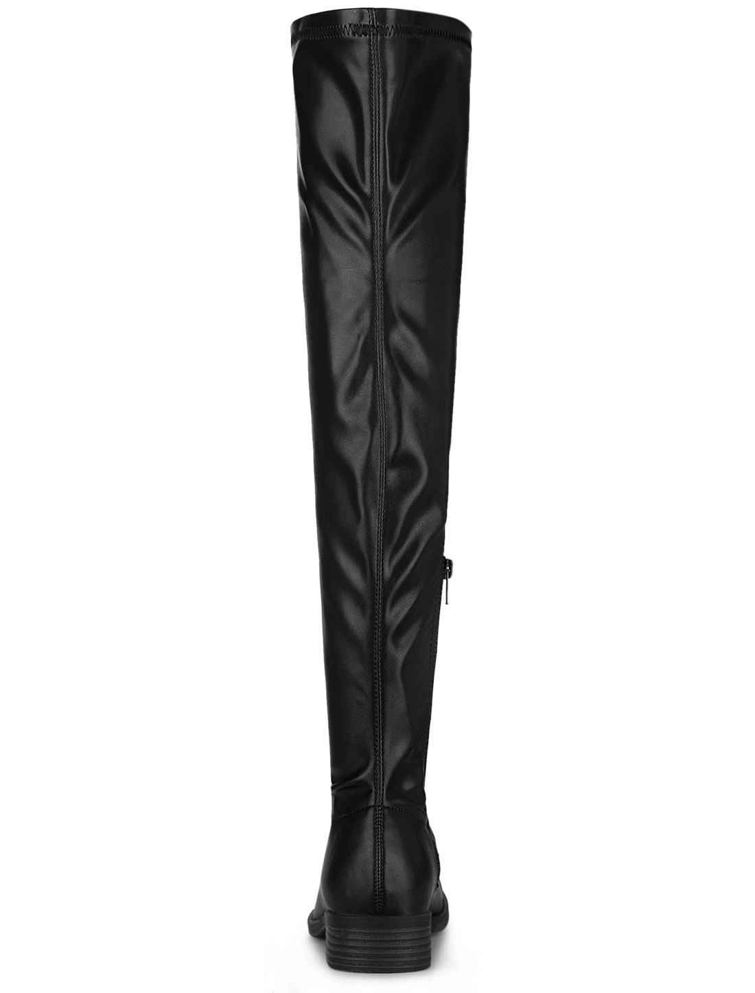 BLISSFUL STEP Women's Thigh High Block Heel Over the Knee Boots