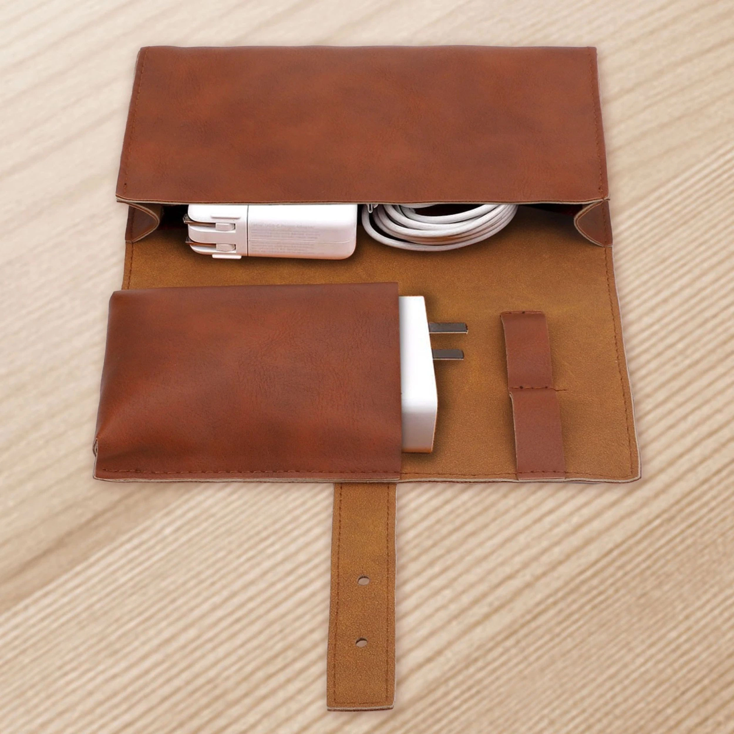 SS Design Portable Electronic Organizer Travel Cable Storage Bag