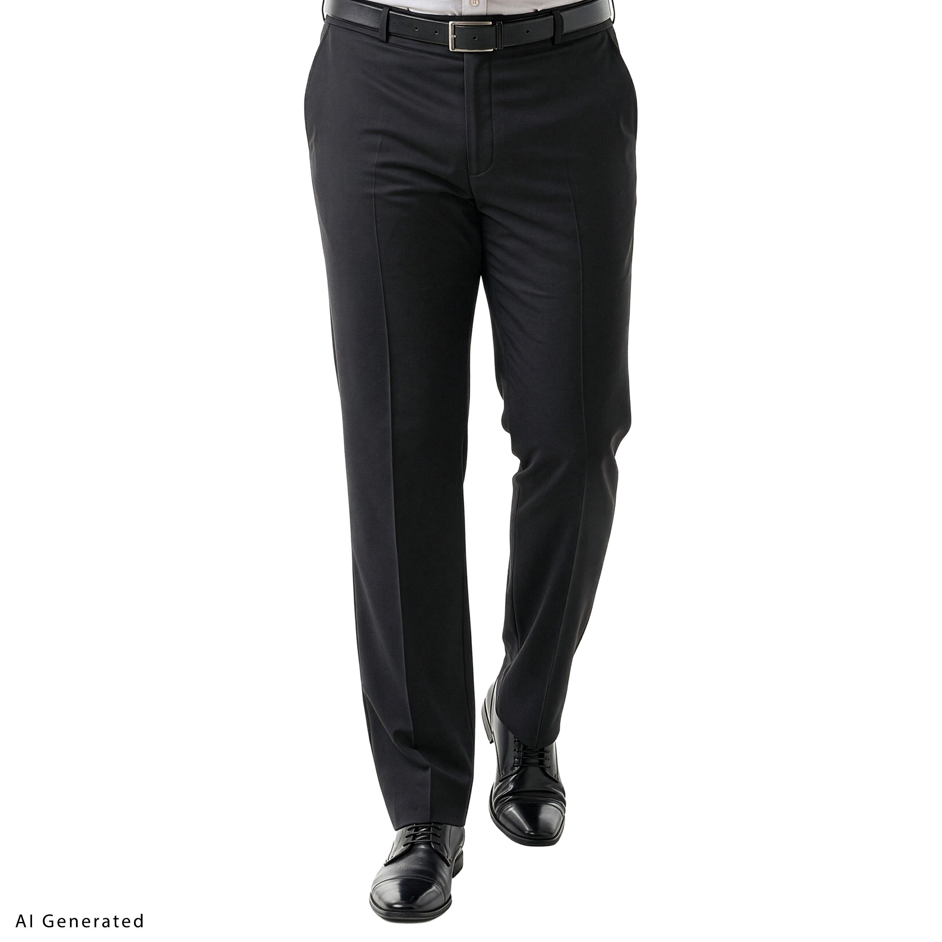Zegarie Unhemmed Men's Tailored Fit Suit Separates Pants Only, Open Bottom