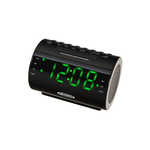 Jensen AM/FM Dual Alarm Clock Radio with Nature Sounds & Auxiliary Input JCR-210