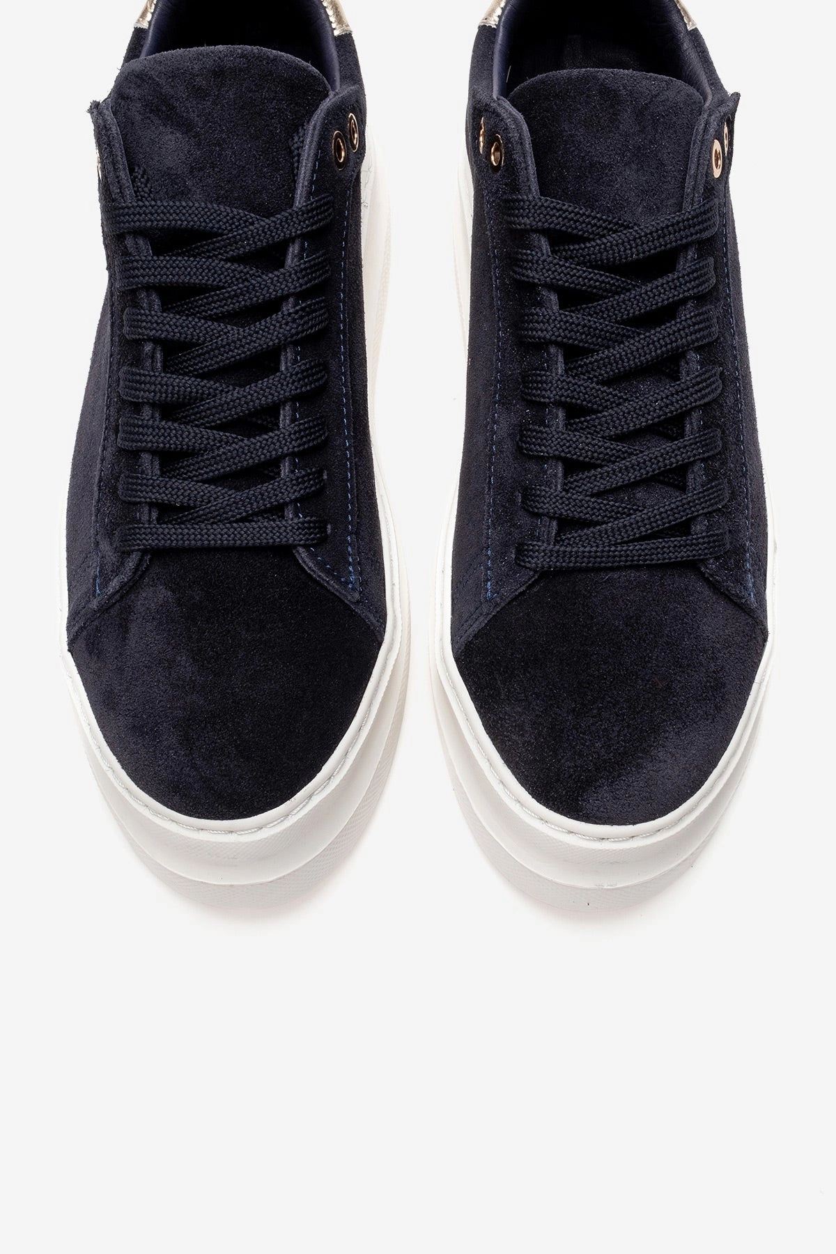 Forever & Always Womens Nera Leather Casual Sneaker