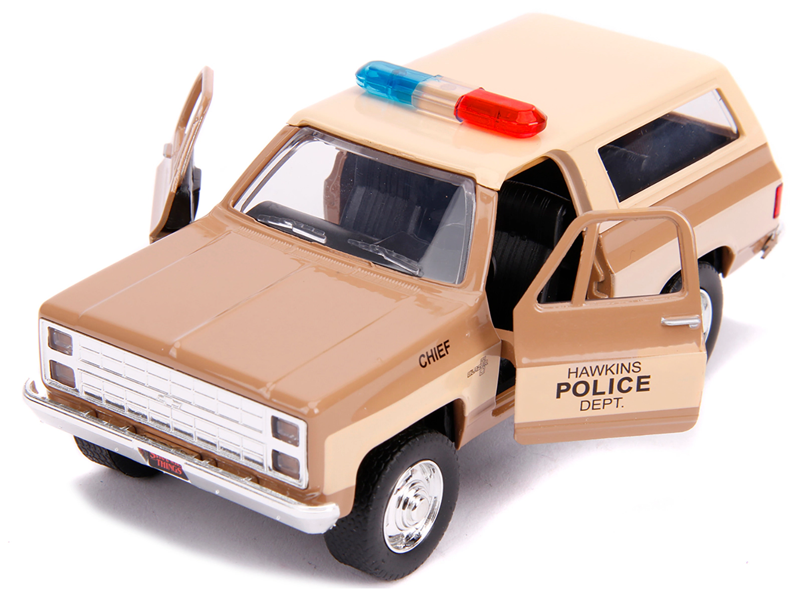 Jada Hopper'S Chevrolet Blazer "Hawkins Police Dept." "Stranger Things" (2016) Tv Series "Hollywood Rides"