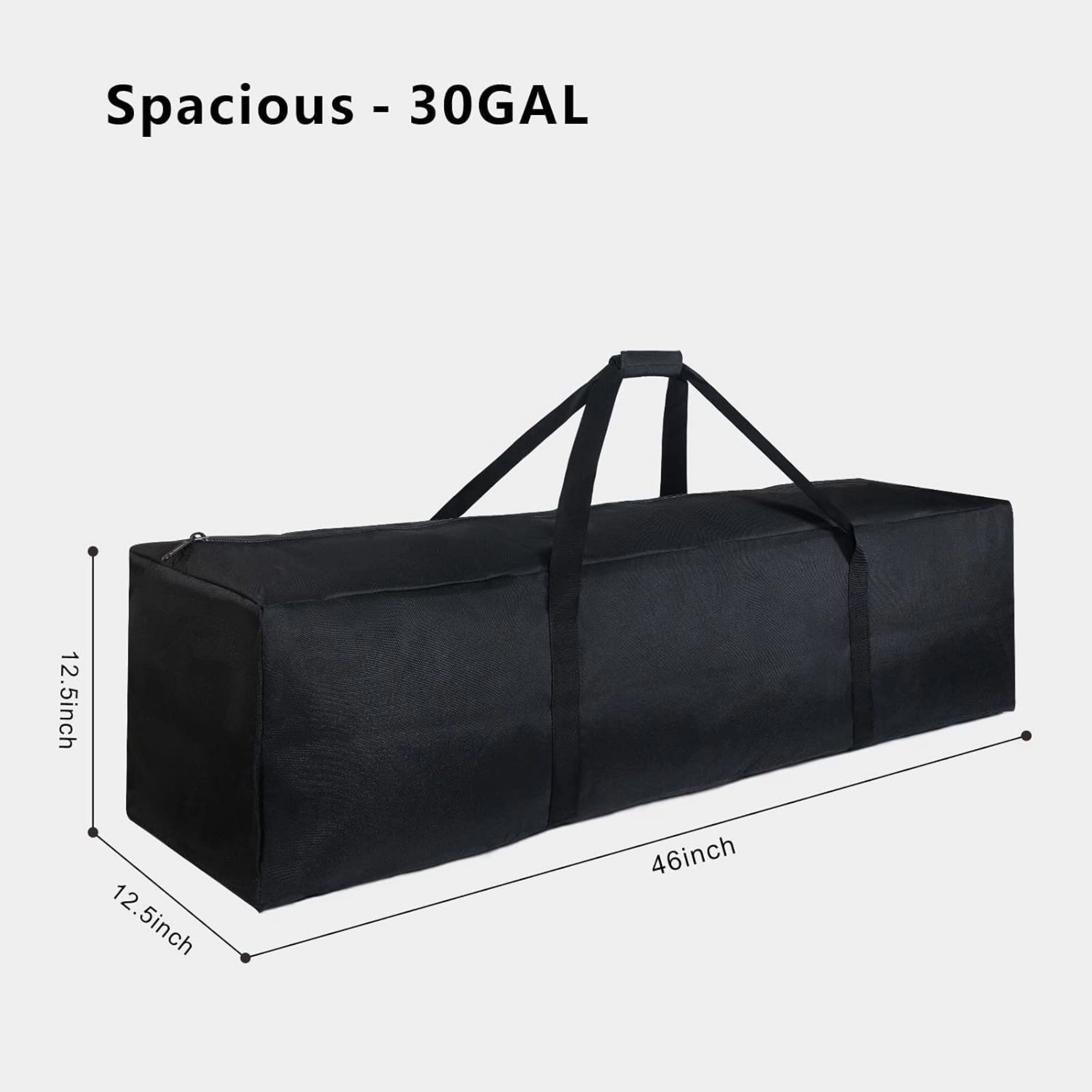 SS Design 46 Inch Extra Large Waterproof Foldable Duffel Bag With Padded Handles