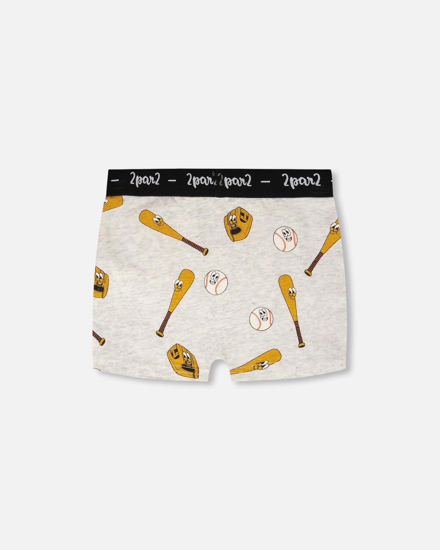 Deux par Deux Boys Organic Cotton Boxer Baseball Print