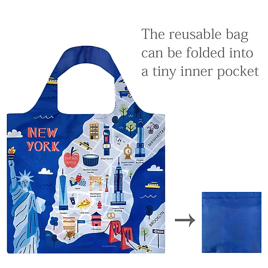 Wrapables Allybag Reusable Shopping Grocery Bags, 3 Pack, Coffee and ...