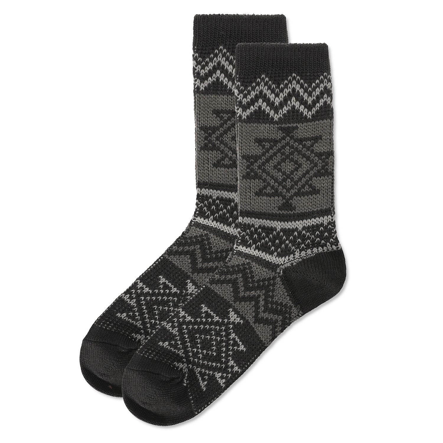Memoi Women's Diamond Line Fashion Soft-Fit Crew Sock