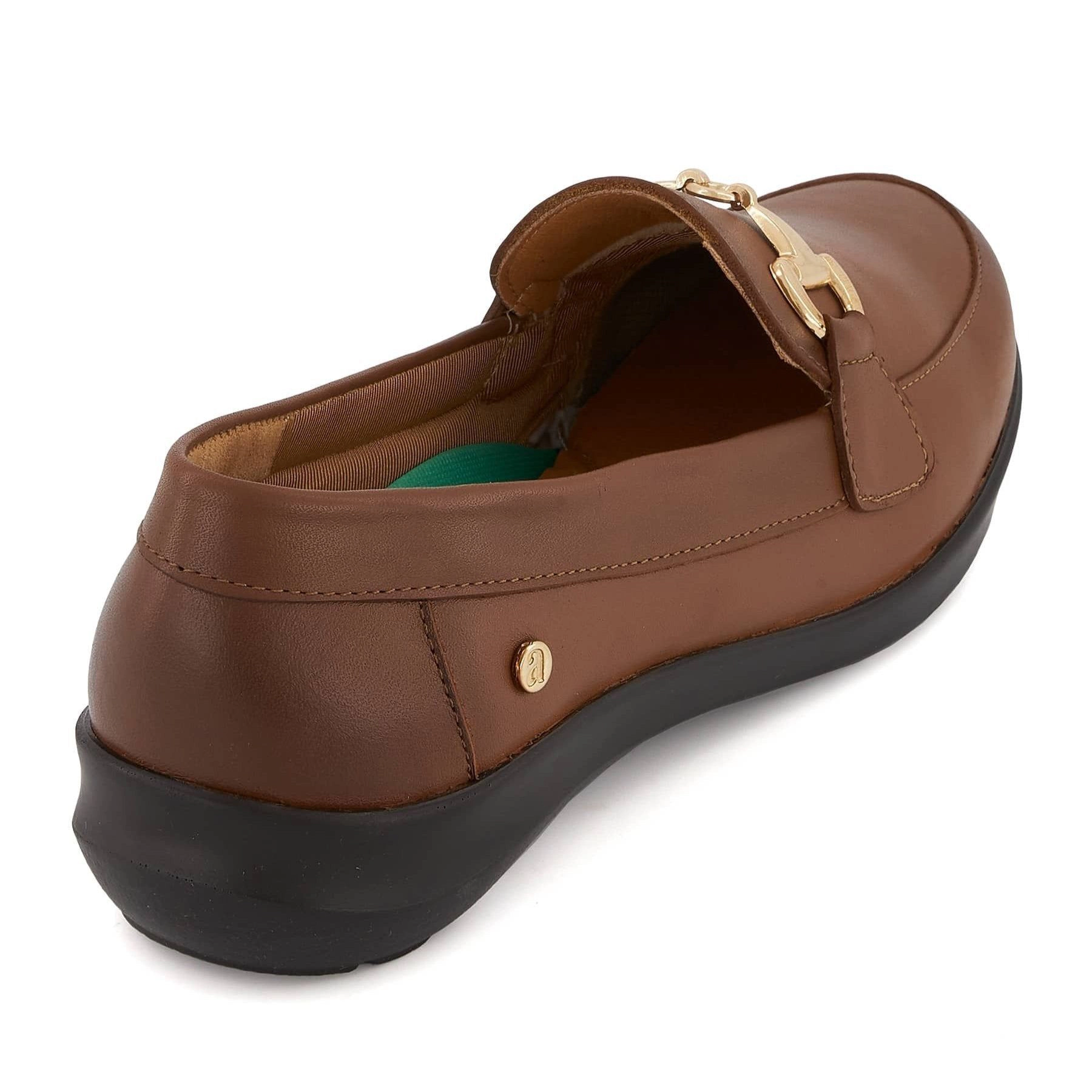 Andrea Leather Comfort Moccasin