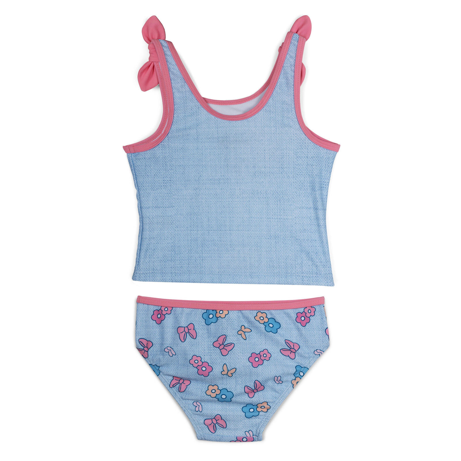 Disney Minnie Mouse Girls' 2-Piece Tankini and Bikini Set