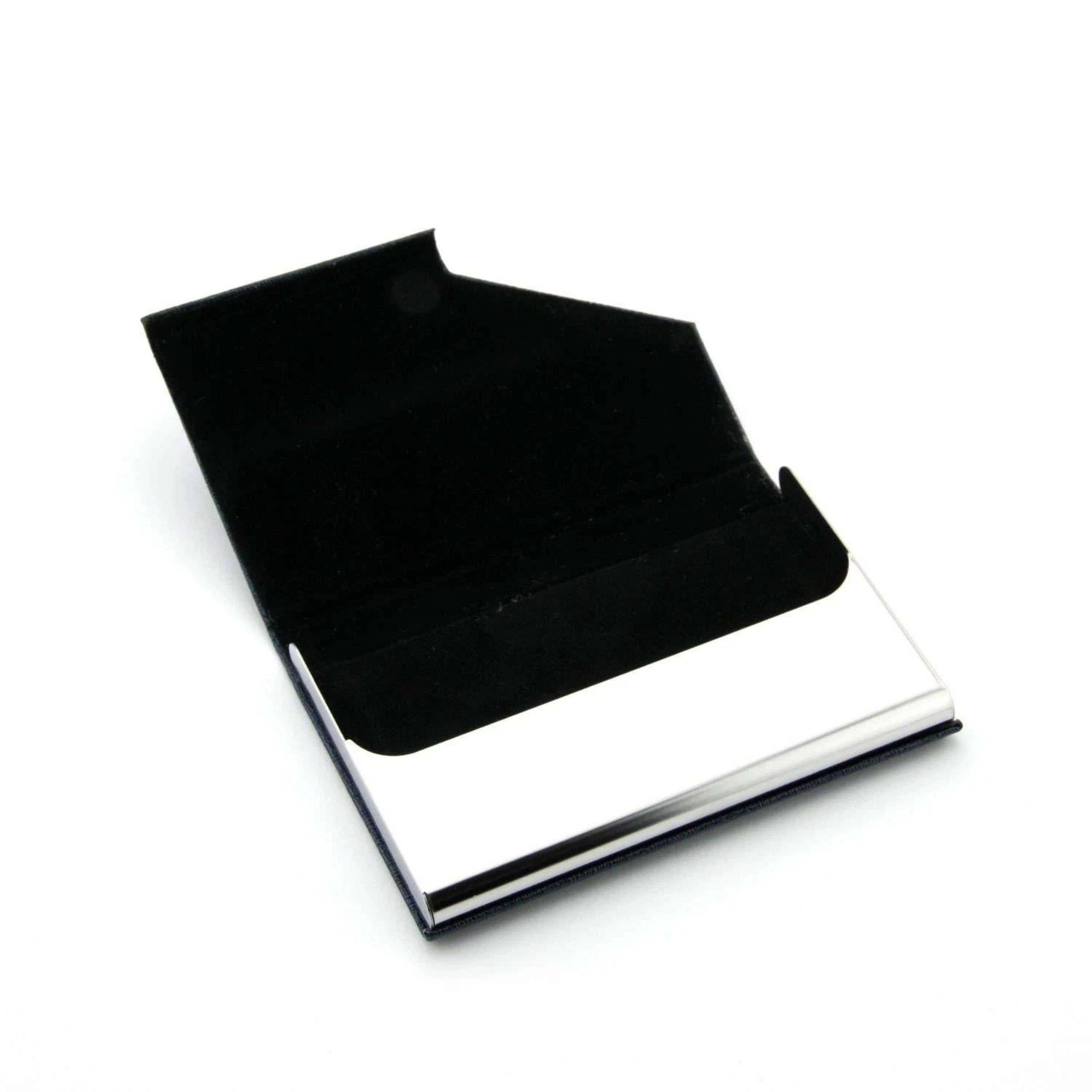Home Collection Slim PU Leather Card Holder Wallet for Credit ID Business Cards