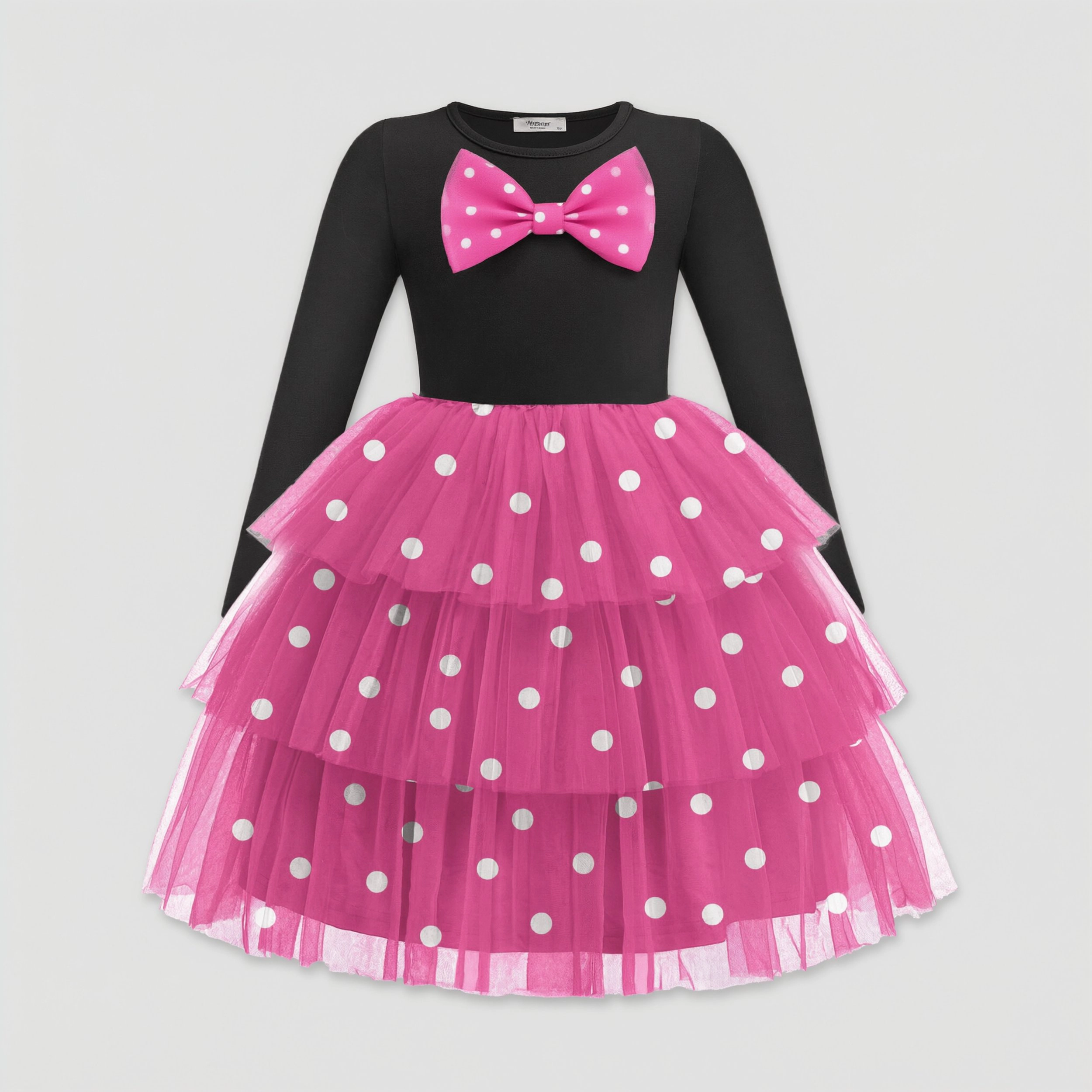 Arshiner Girl'ss Tutu Dresses Long Sleeve Cute Party Tulle Dress