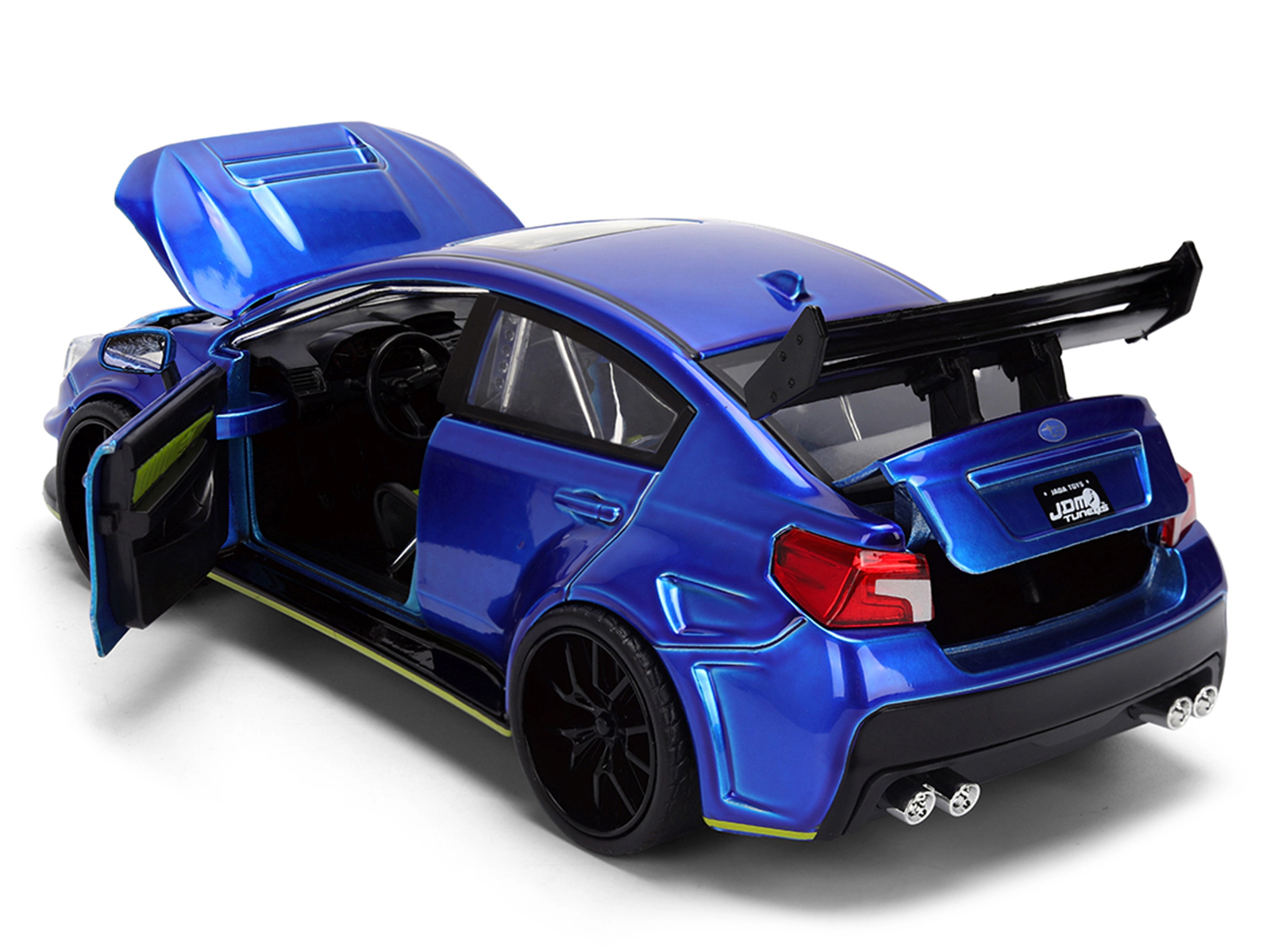 Jada 2016 Subaru WRX STI Widebody Blue Metallic "JDM Tuners" Series 1/24 Diecast Model Car by Jada
