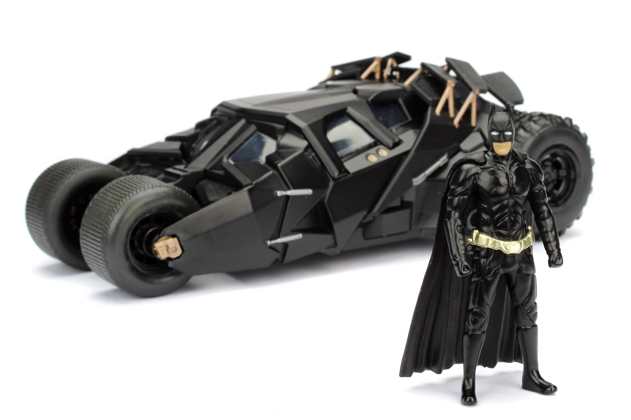 Jada 2008 "The Dark Knight" Tumbler Batmobile with Batman Diecast Figurine 1/24 Diecast Model Car by Jada
