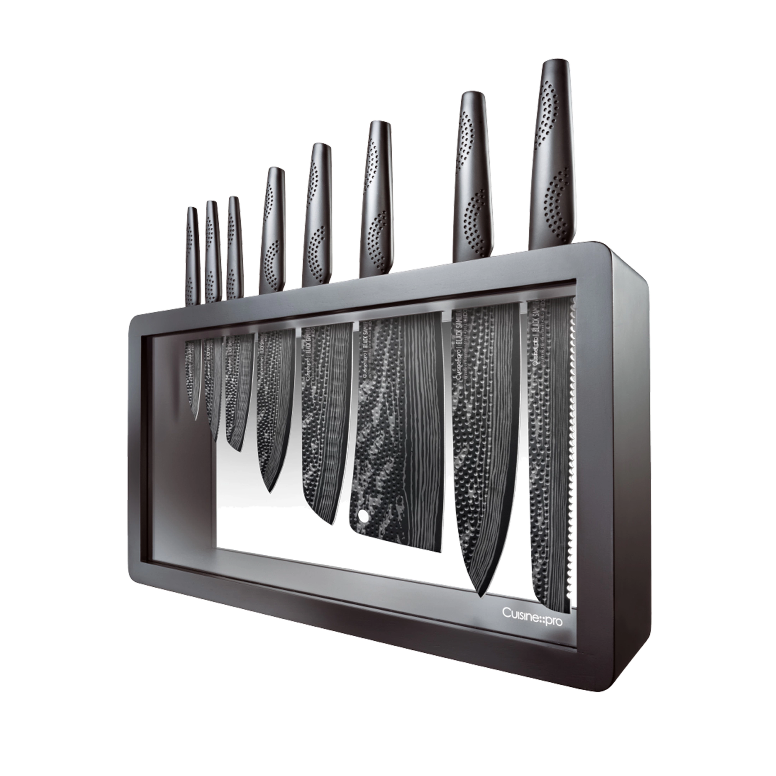 Cuisine::pro® iD3® BLACK SAMURAI Syo 9-Piece Knife Block